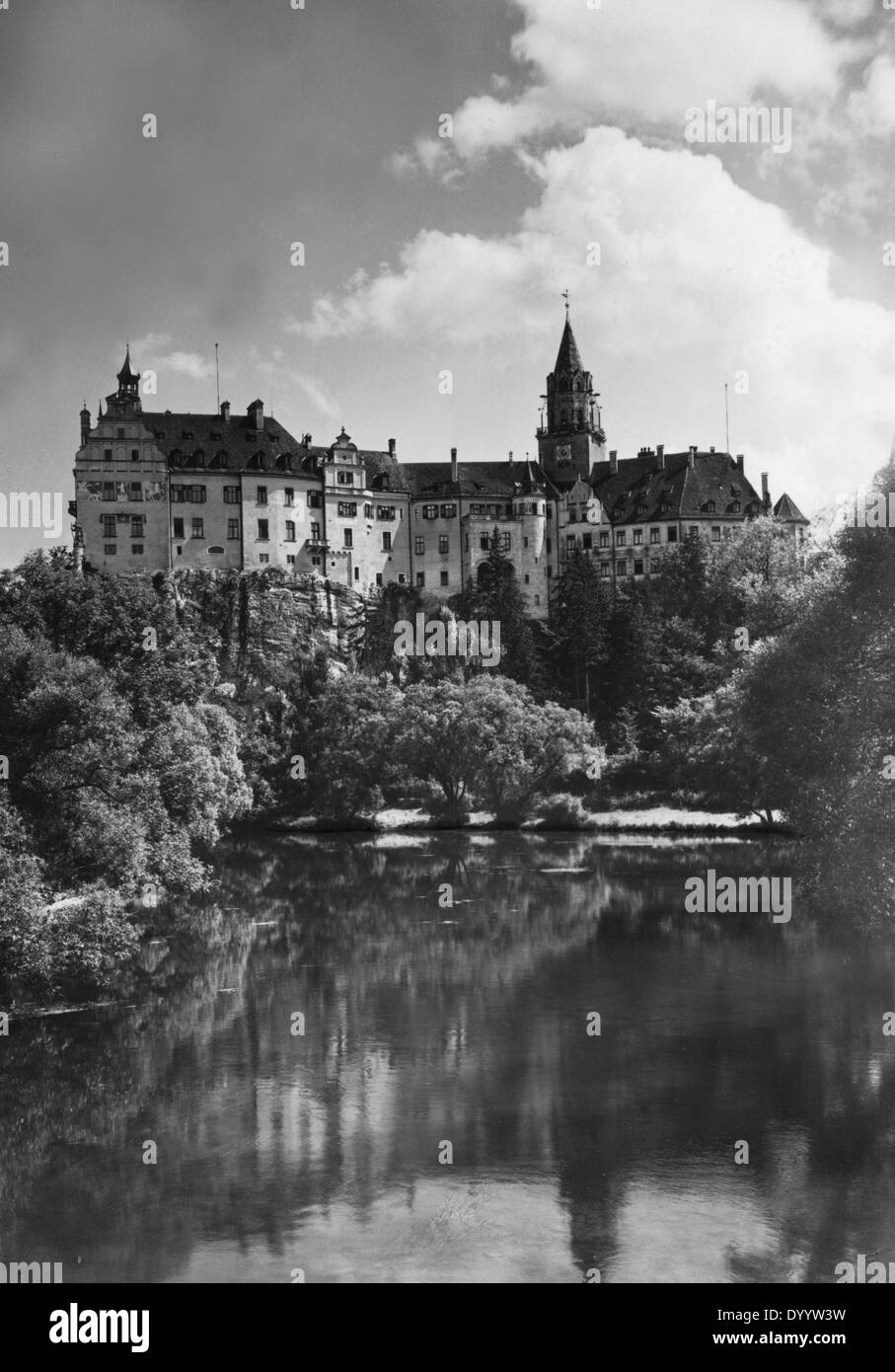 Image result for sigmaringen castle, 1944 - 1945 black and white photo
