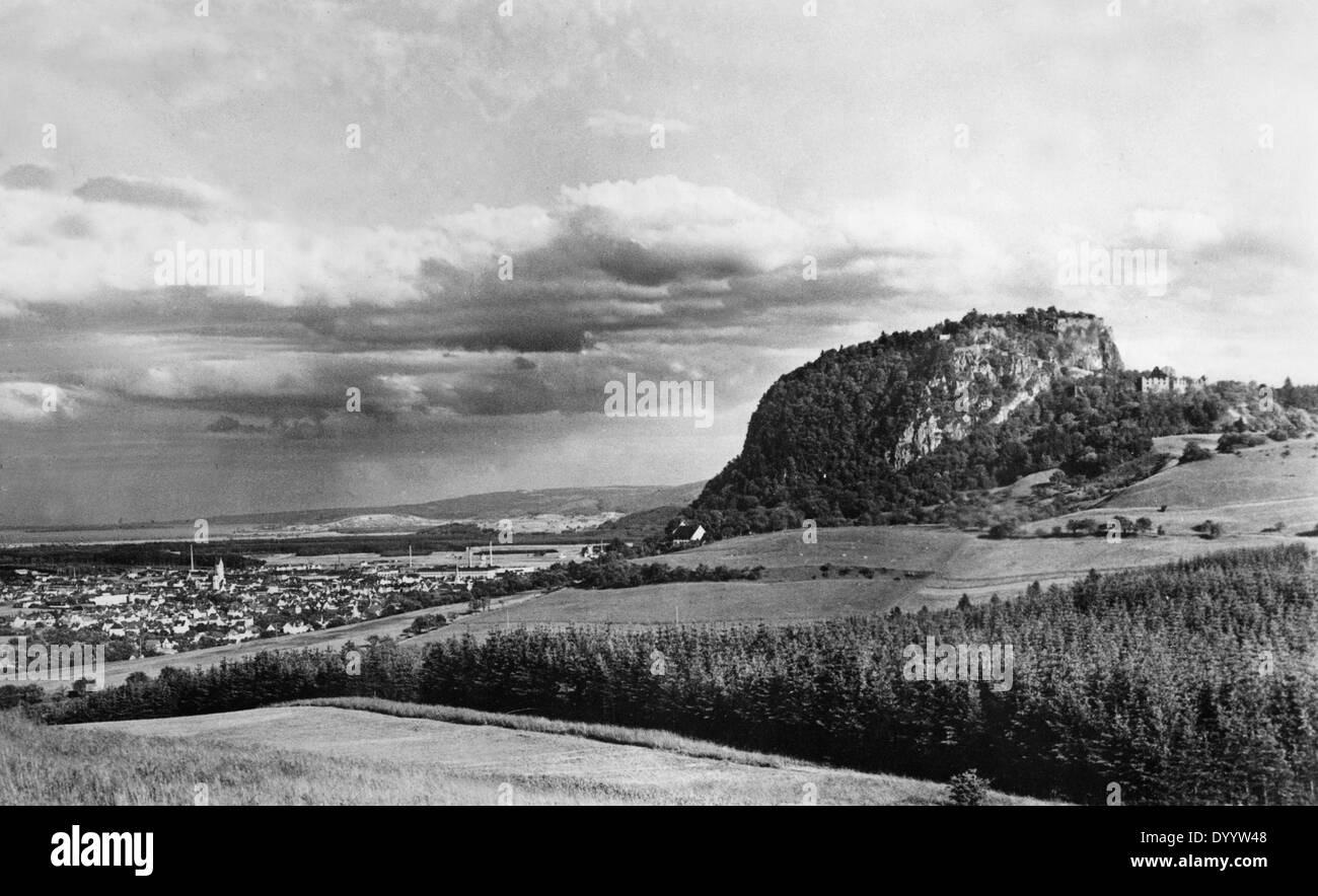 Hegau landscape, 1930s Stock Photo