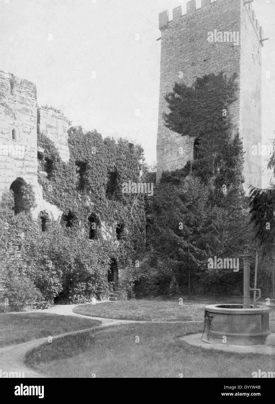Castle Obergrombach near Bruchsal, 1930s Stock Photo