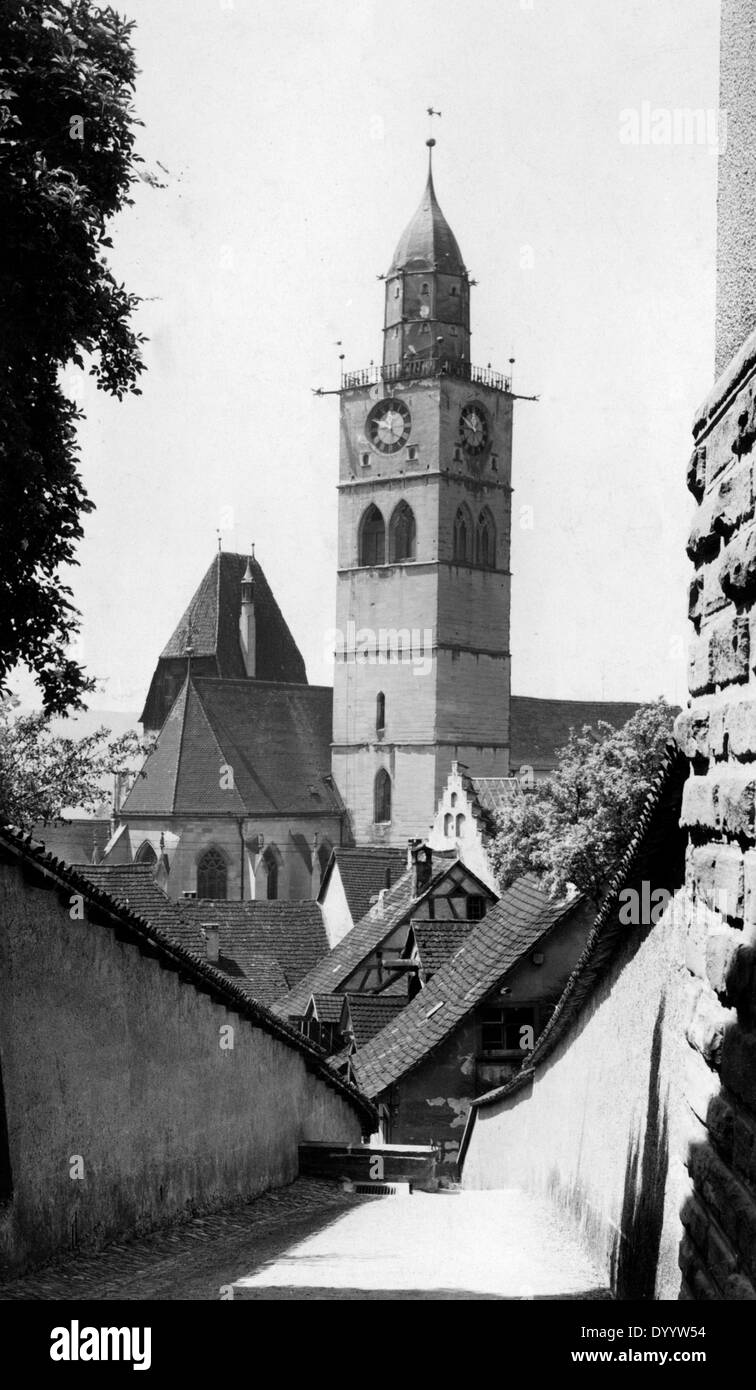 The Minster of Ueberlingen, 1930 Stock Photo