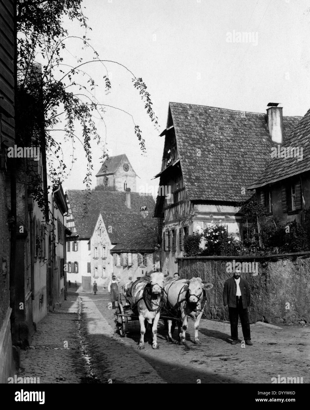 Bischoffingen, 1930 Stock Photo