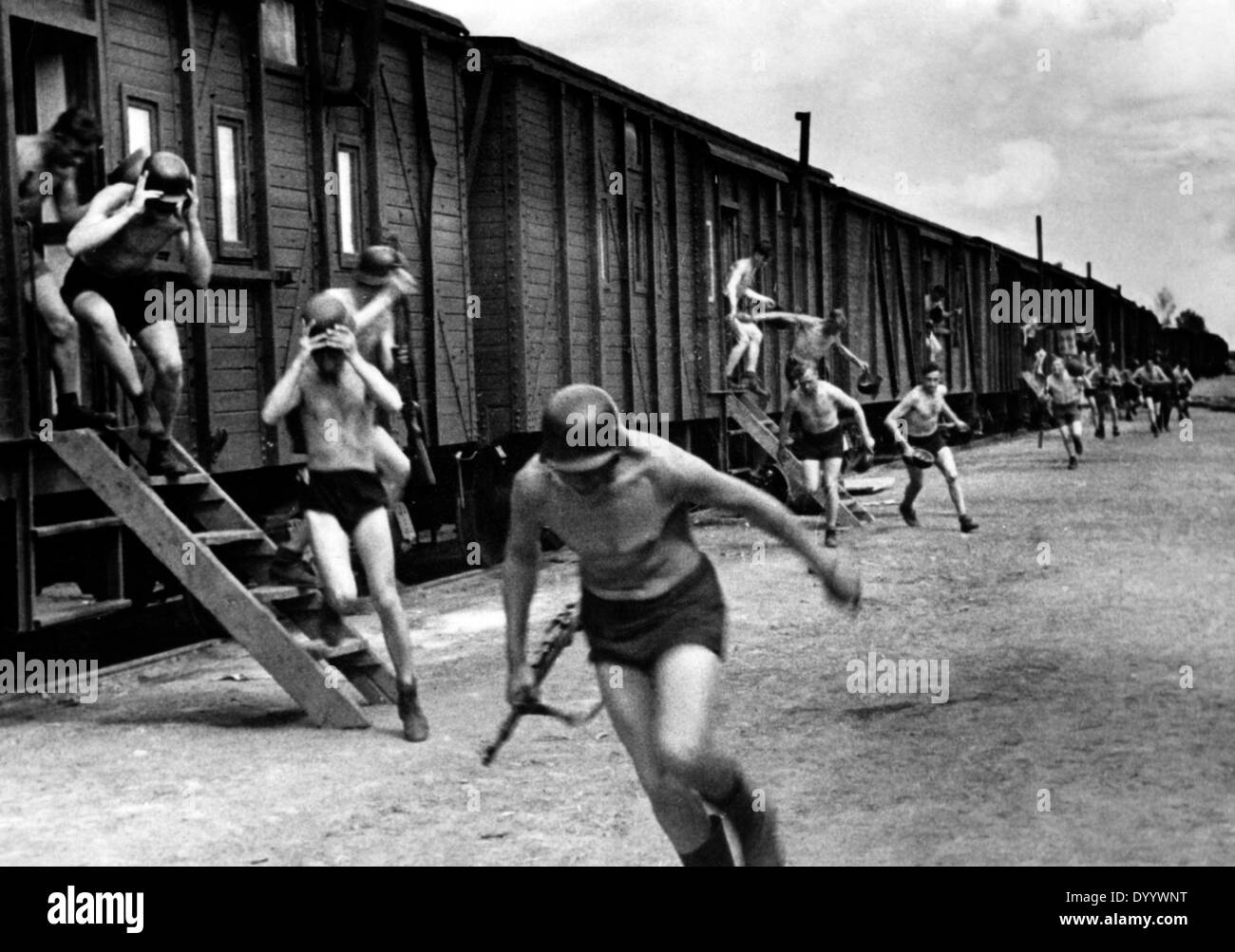 German railway Flak, 1943 Stock Photo Alamy