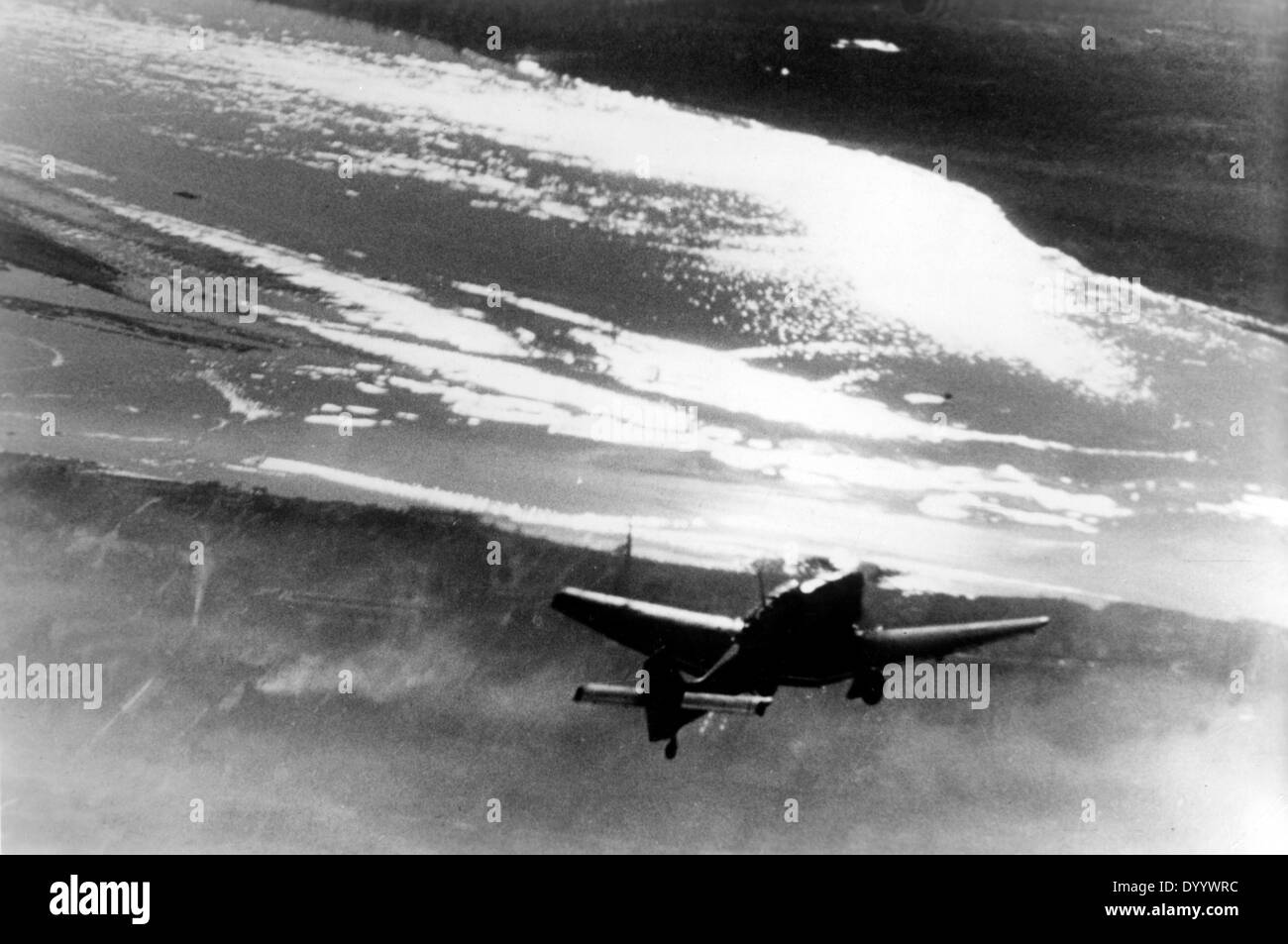 German Stuka over Stalingrad, 1942 Stock Photo