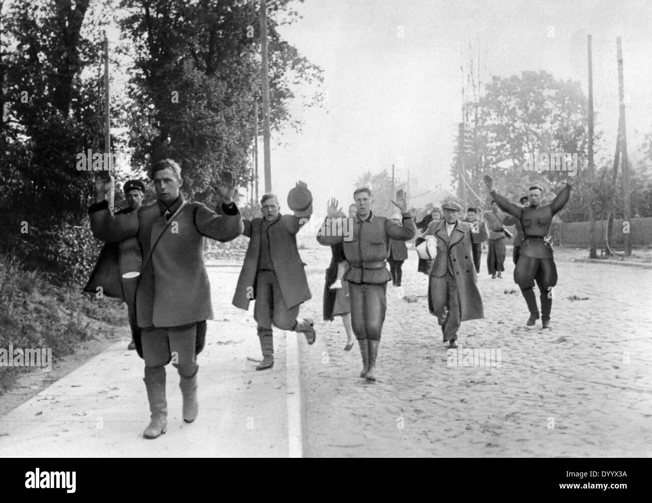 Soviet prisoners in June 1941 Stock Photo