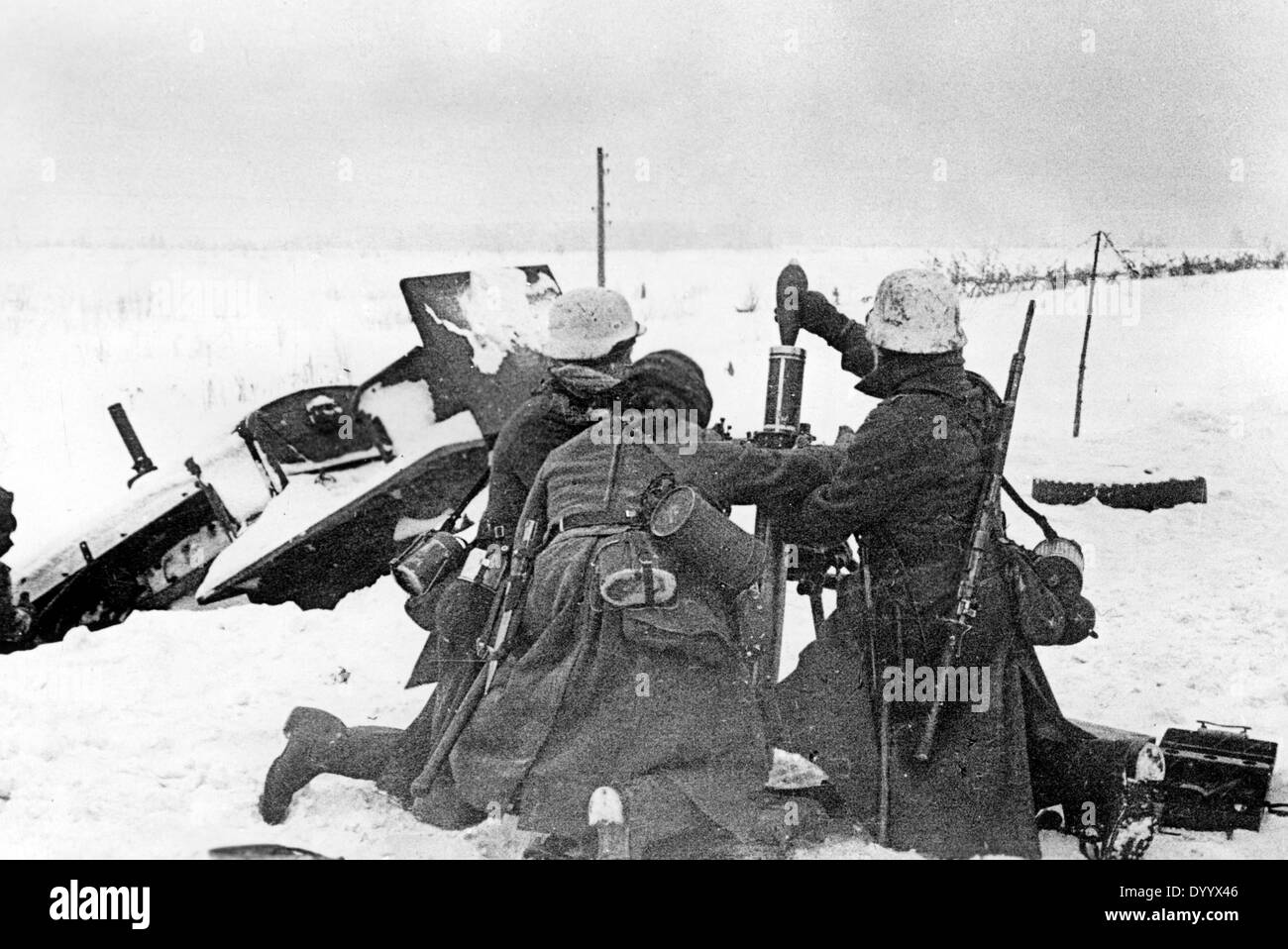 Fighting in the winter on the Eastern Front, 1942 Stock Photo - Alamy