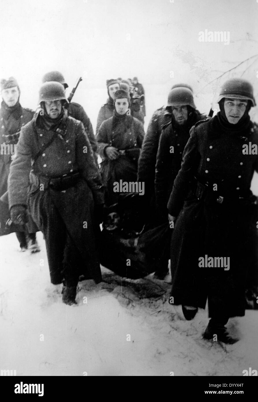 German retreat, 1941 Stock Photo