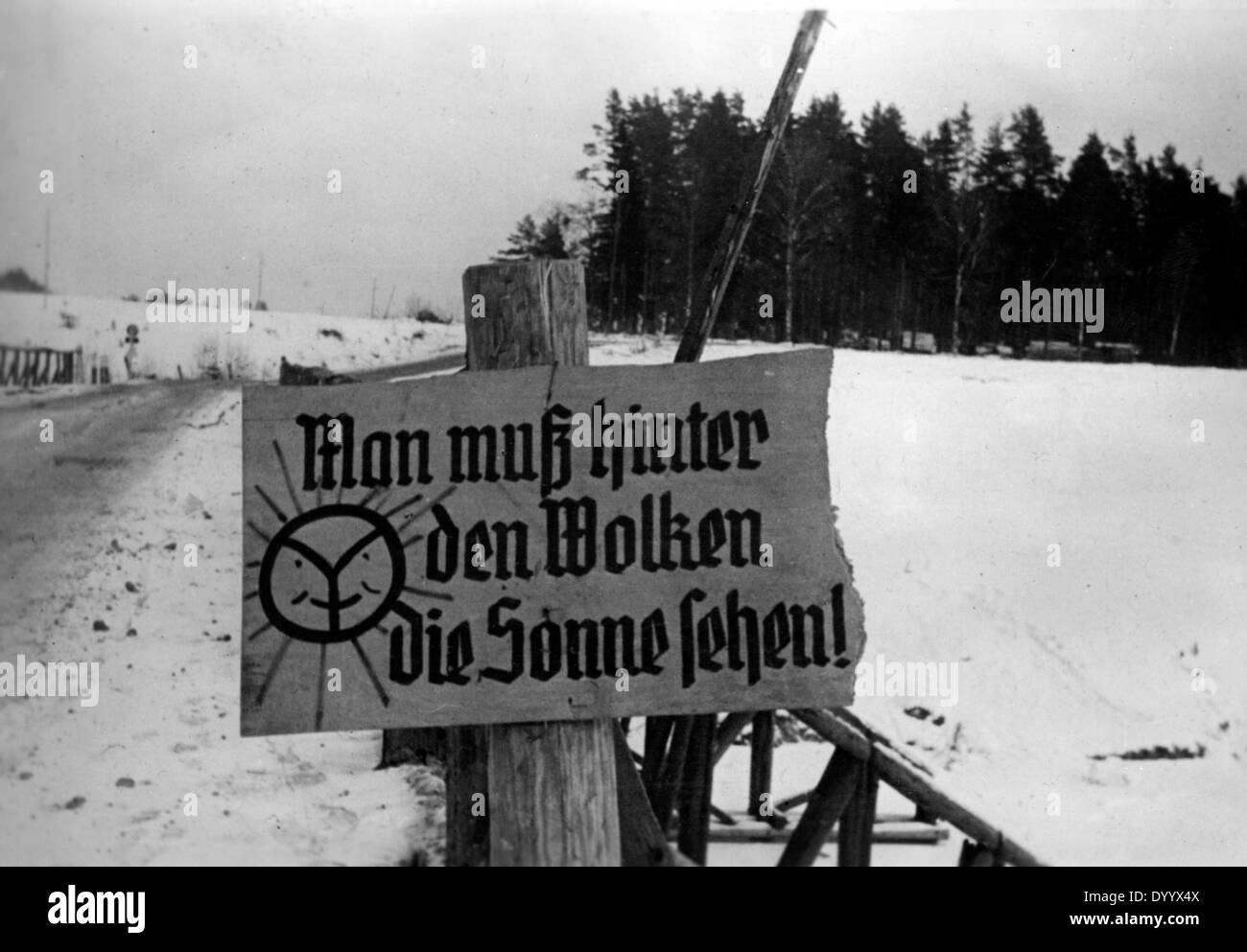 German retreat in 1941 Stock Photo