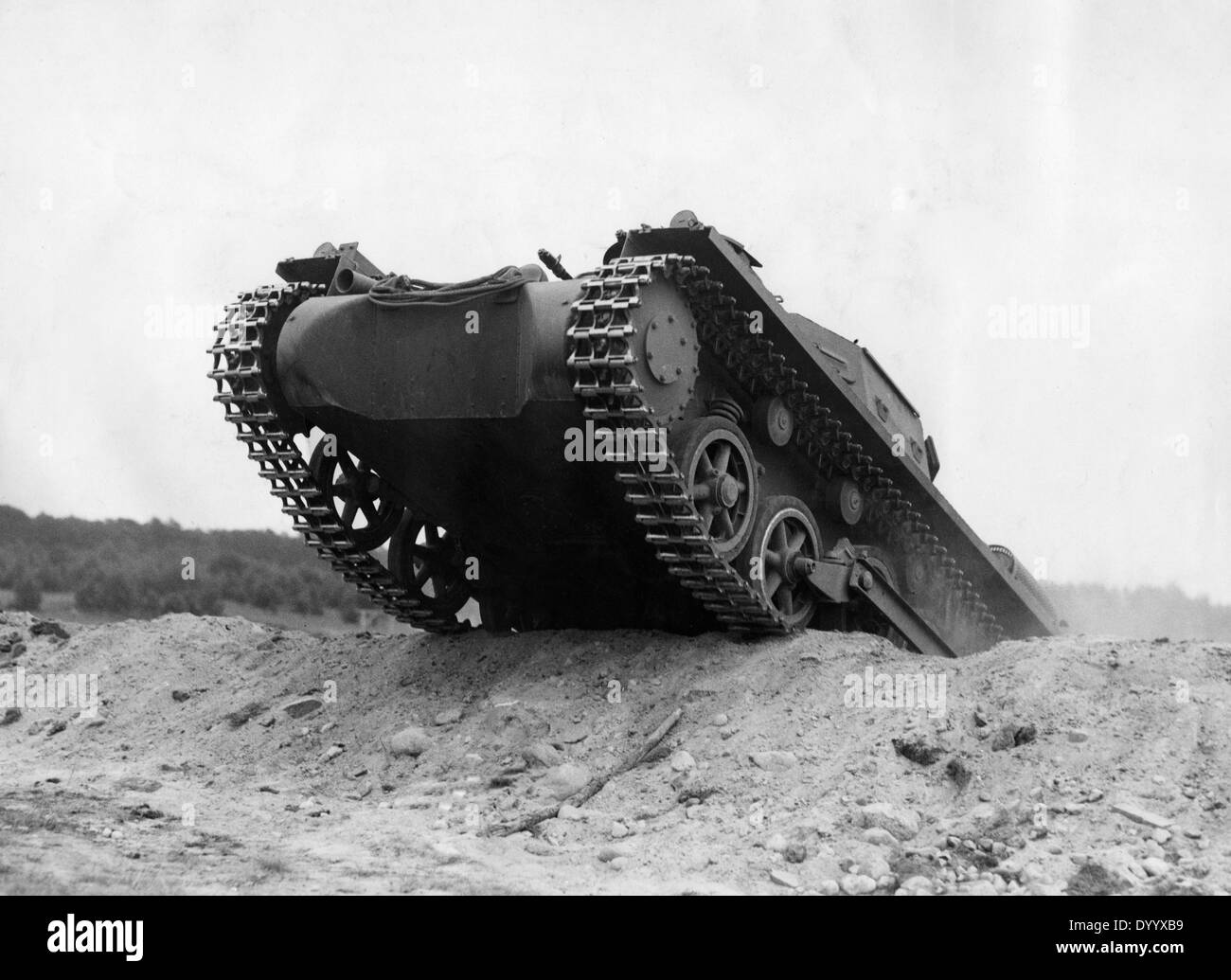 Start of the attack on 01.09.1939 German Panzer I on the drill ground, 1936 Stock Photo