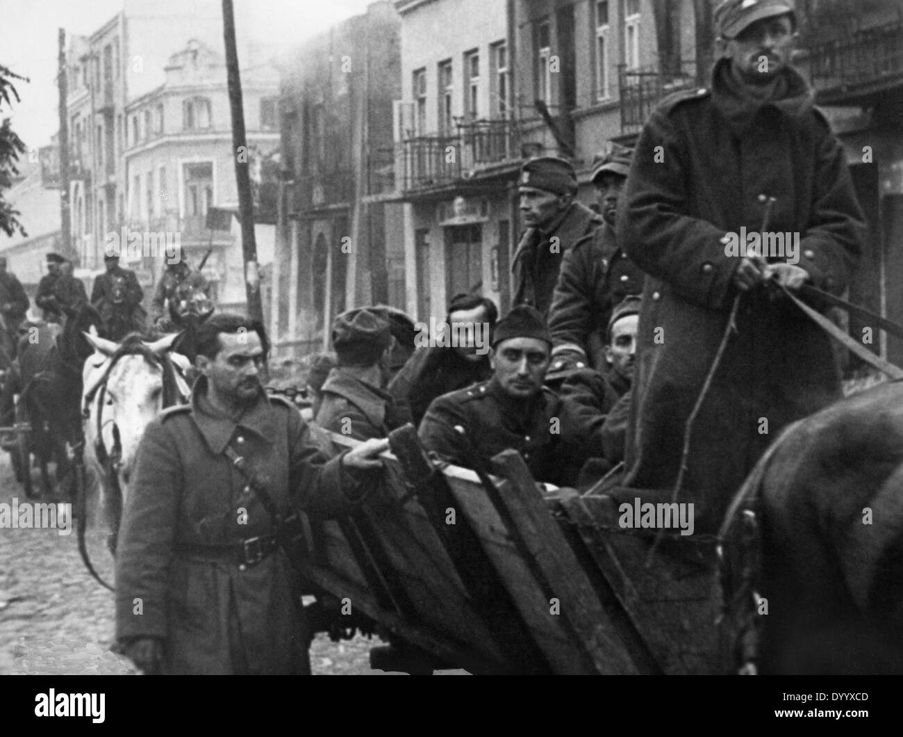 Prisoners in Warsaw Stock Photo