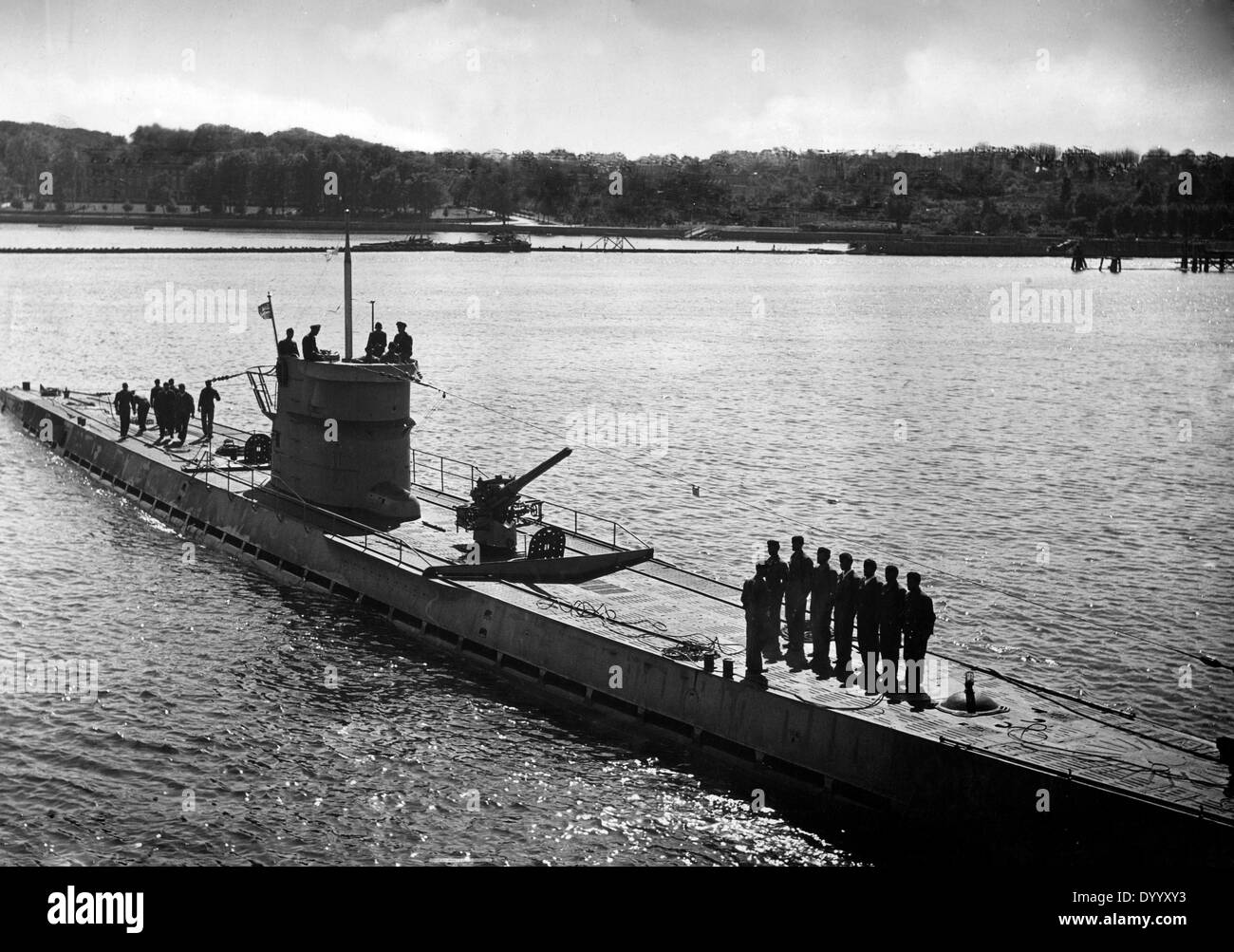 Film photography from the Ufa film 'U-Boote westwärts', 1941 Stock Photo