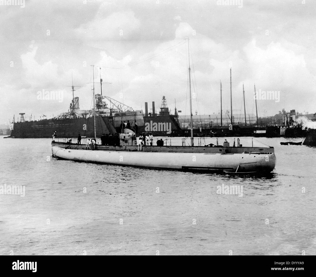 Merchant-submarine 'Deutschland', 1916 Stock Photo