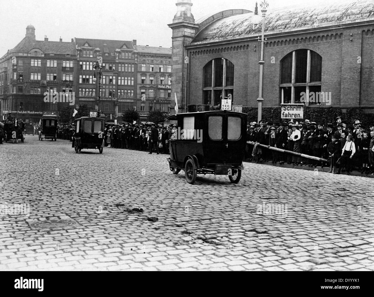 Ambulance service of the German Red cross in World War I Stock Photo