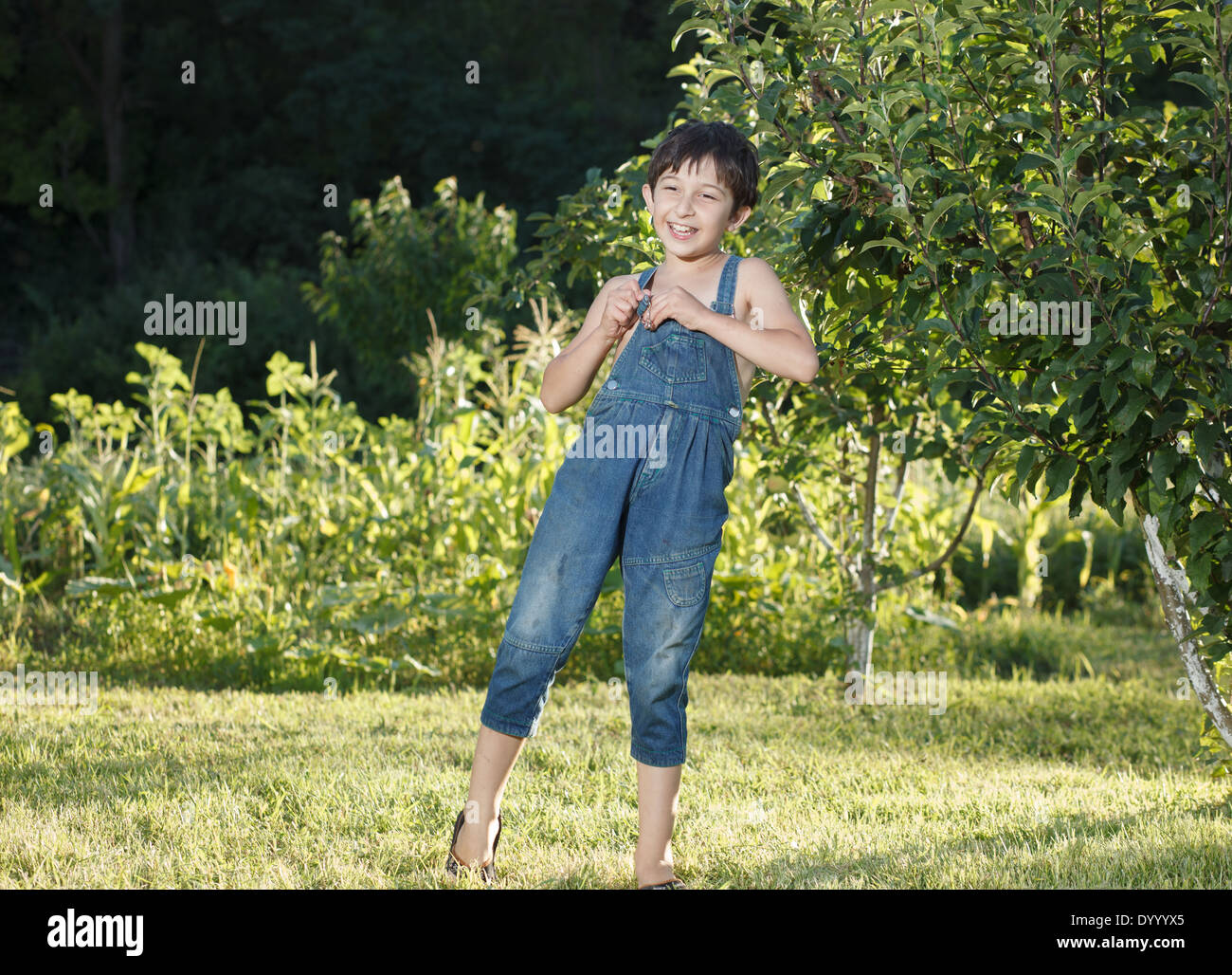 Portrait of a happy little boy Stock Photo - Alamy