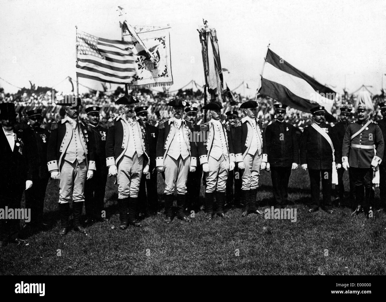 Spring parade in Berlin, 1910 Stock Photo