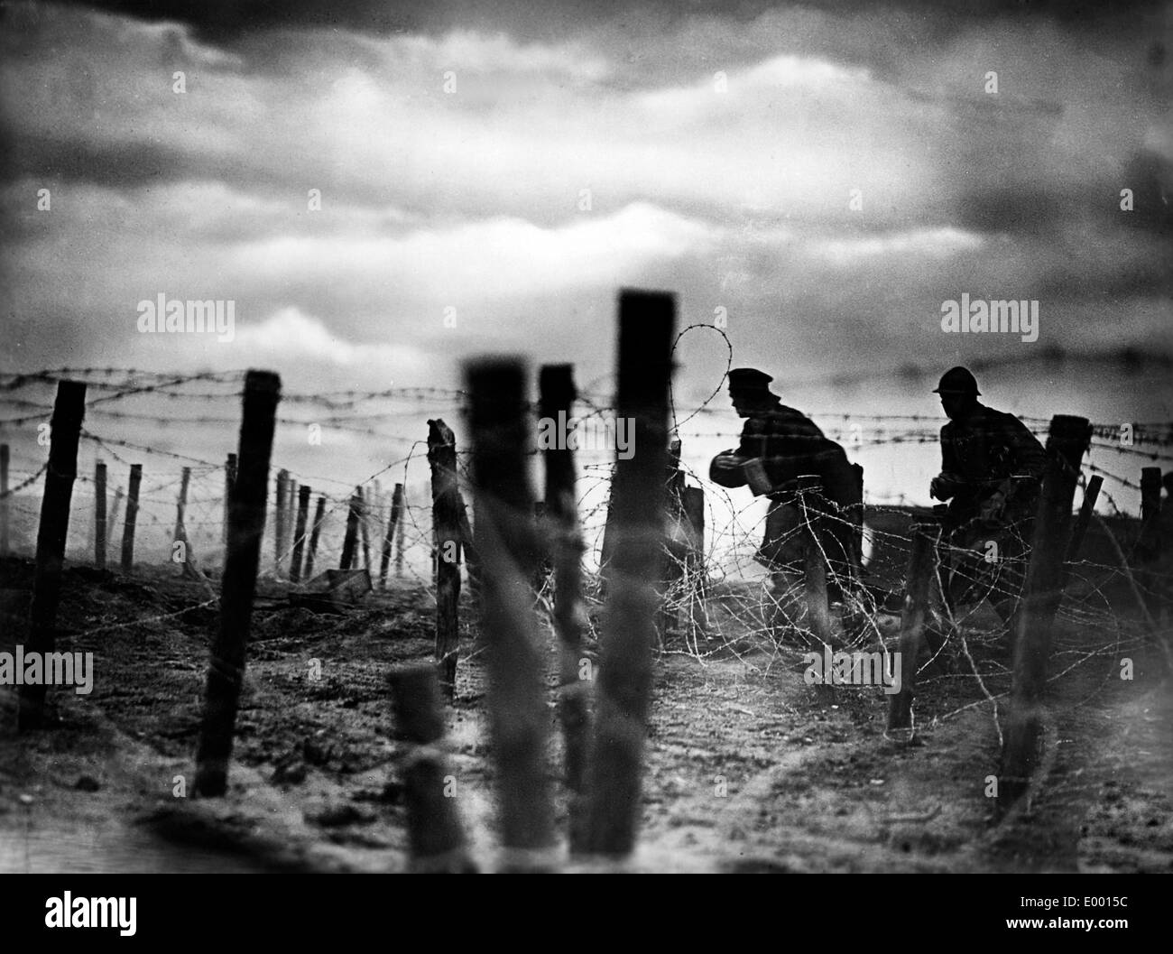 A captured German soldier, 1916 Stock Photo