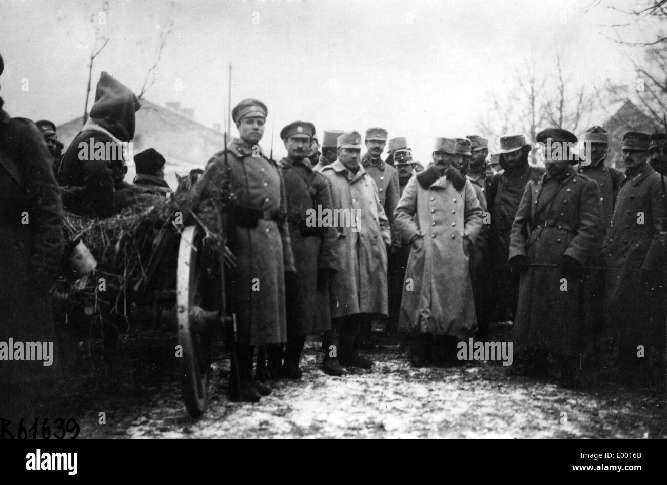 Austrian prisoners of war in Russia Stock Photo
