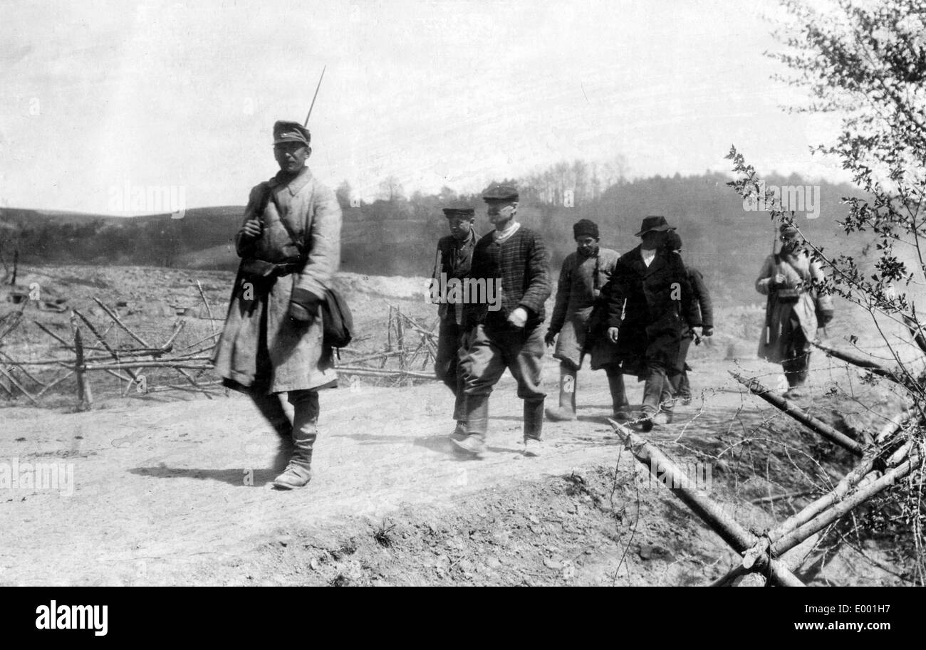 Spies at the eastern front, 1915 Stock Photo