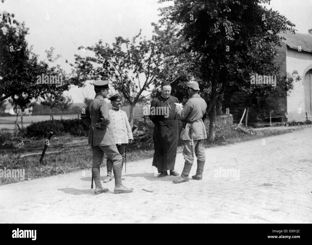 Anti-German propaganda in England and in the Netherlands, 1915 Stock Photo