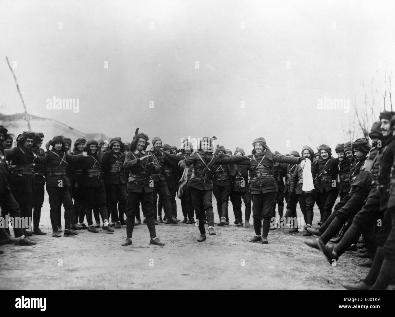 Turkish troops in World War I, 1915 Stock Photo