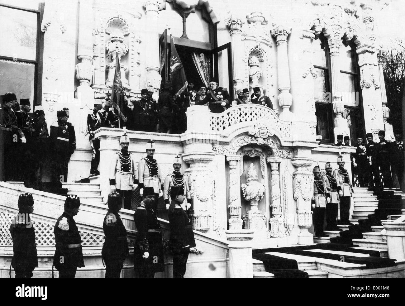 Consecration of the flag in Istanbul, 1916 Stock Photo