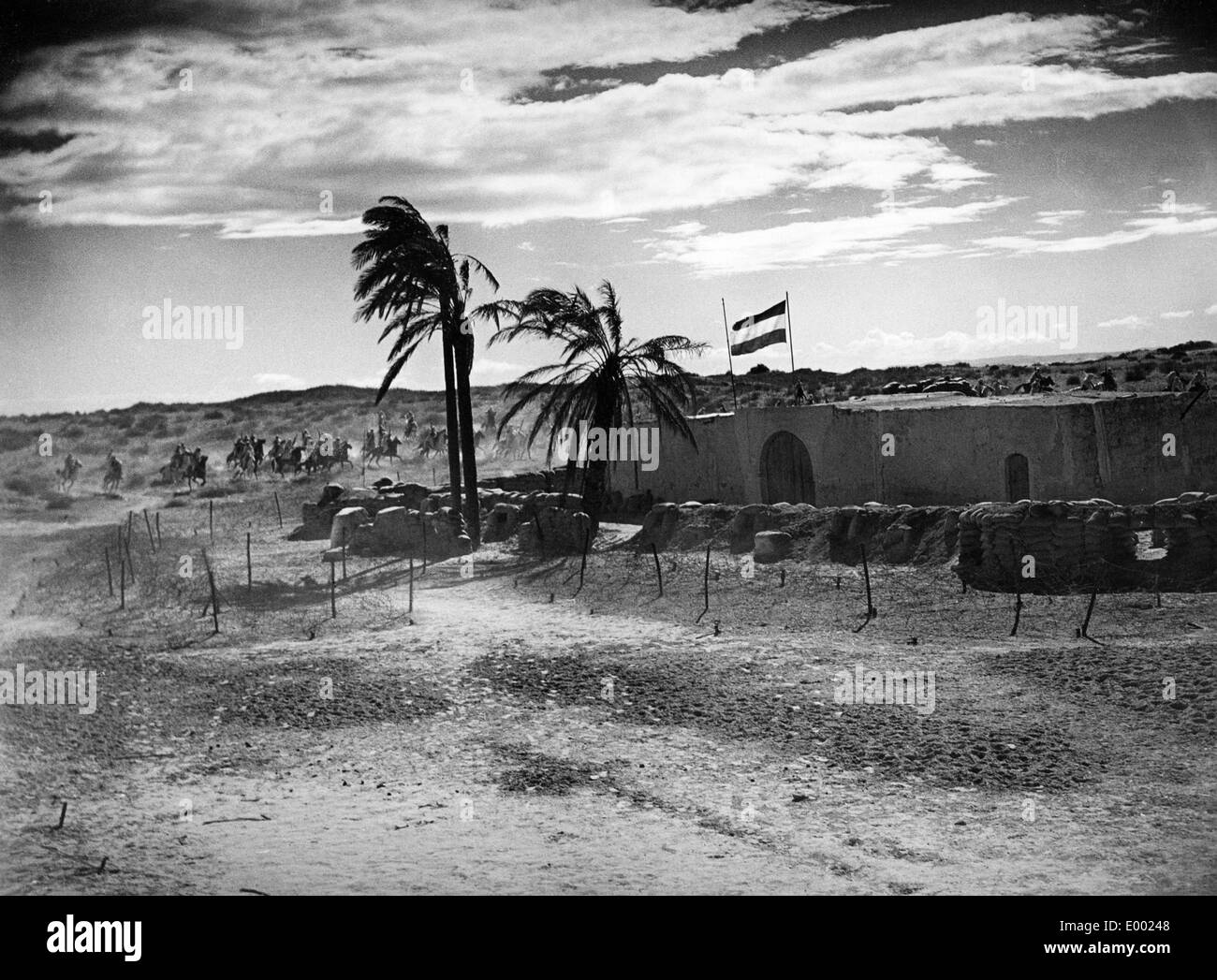 German military camp in Syria, 1917 Stock Photo