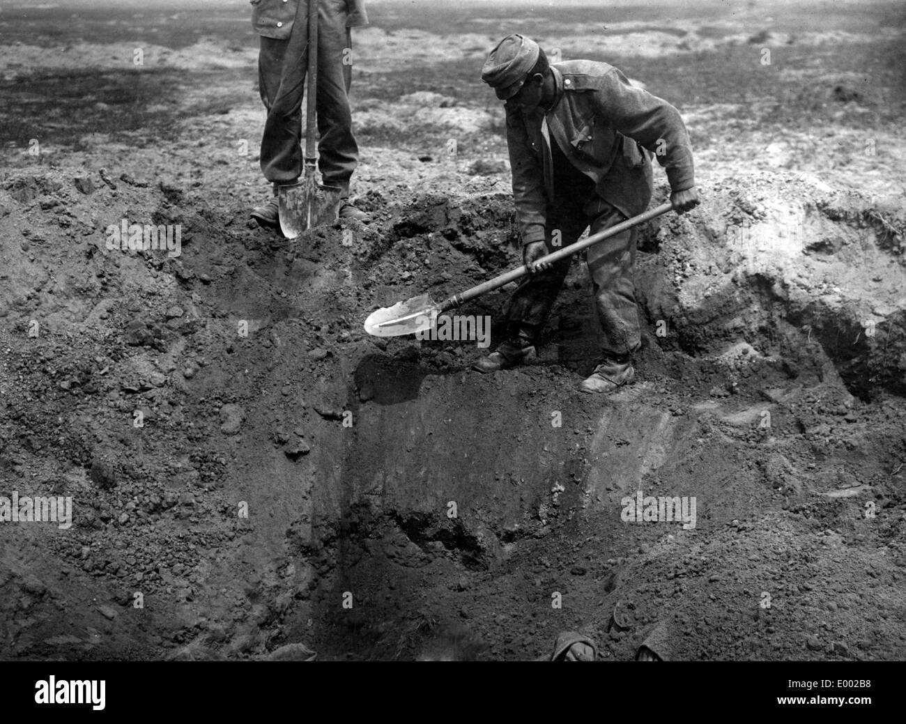 Mass grave of the First World War Stock Photo Alamy