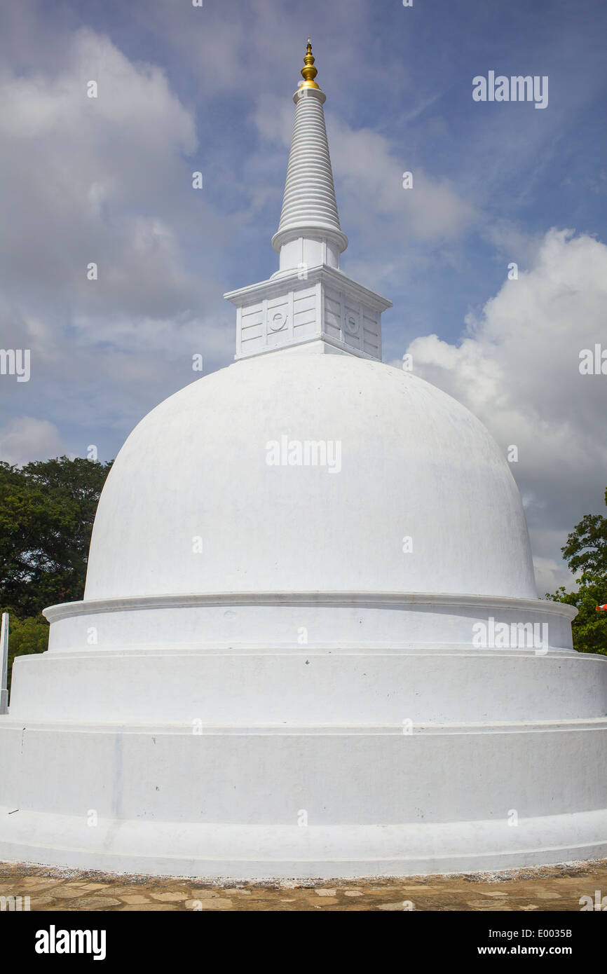 Small stupa at Anuradhapura Stock Photo