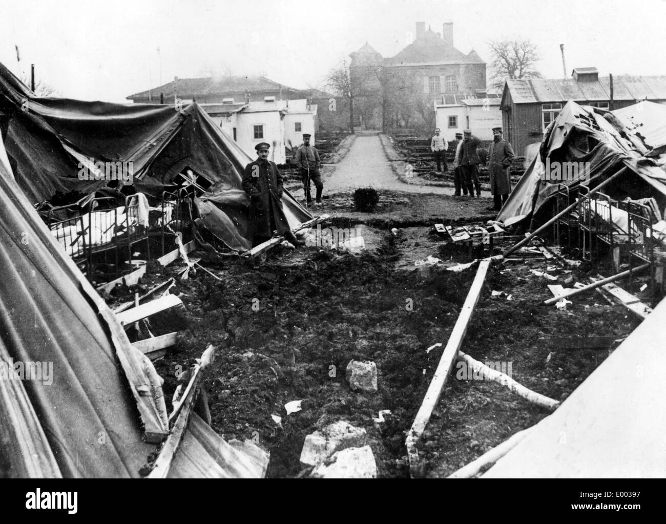 WW1 photo of German military field hospital, 1916 or later WW1 photo of German military field hospital, 1916 or later