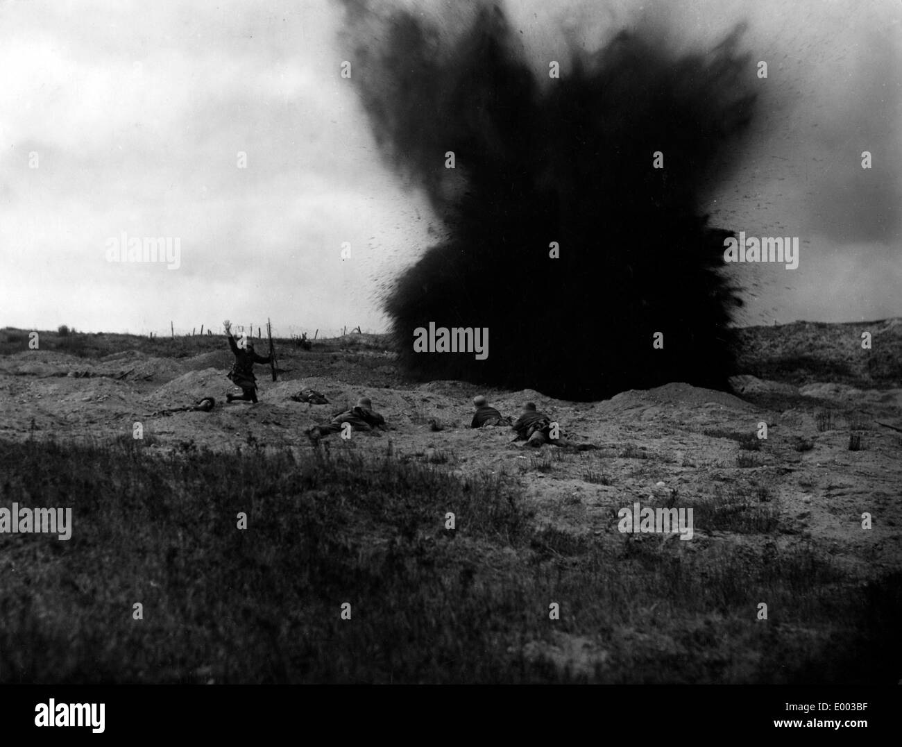 Battlefield near Fort Douaumont, 1916 Stock Photo