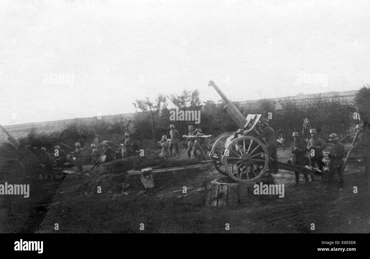 German air defence at the Western Front, 1917 Stock Photo