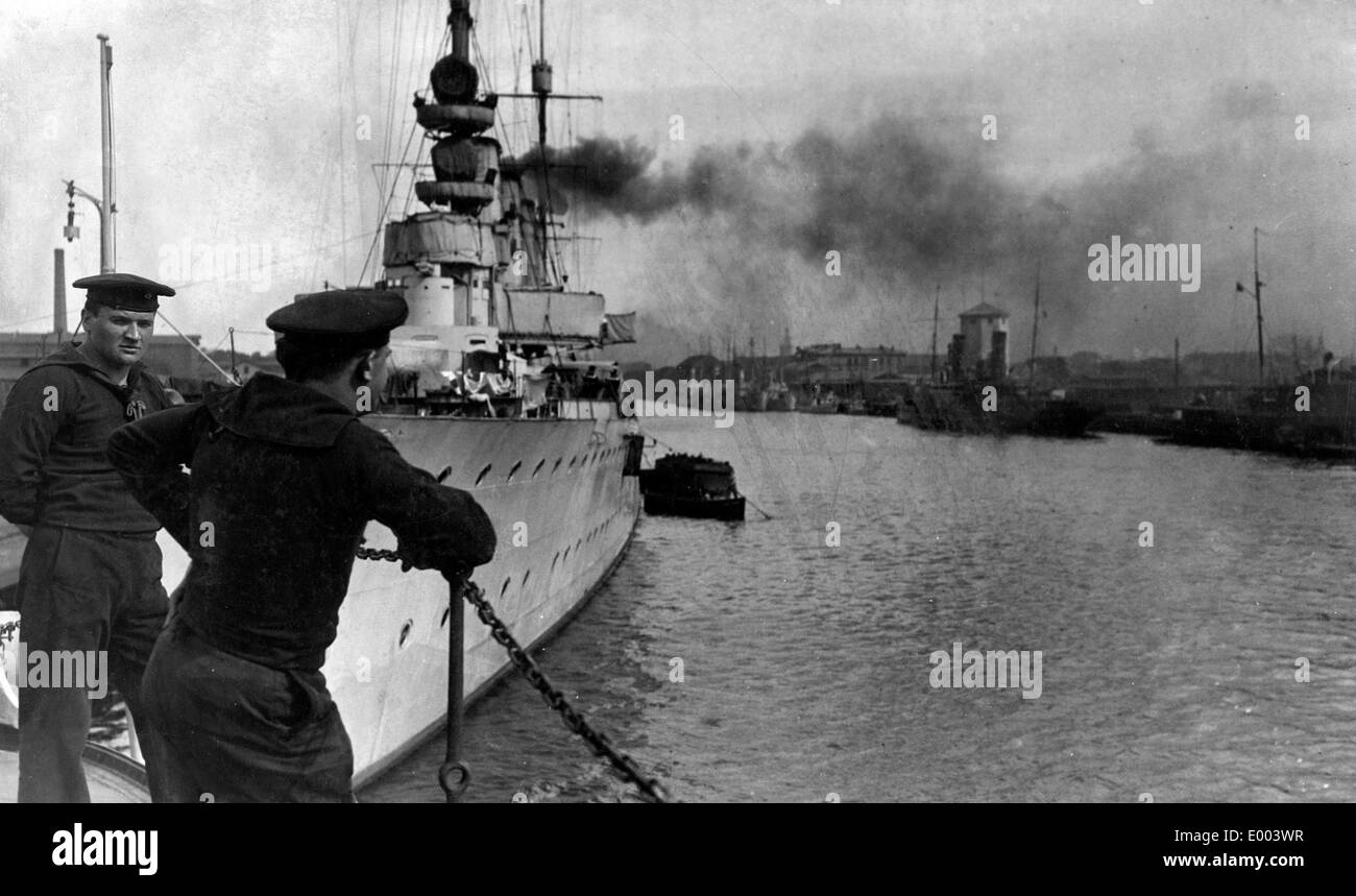 German troops on the Baltic Sea, 1916 Stock Photo