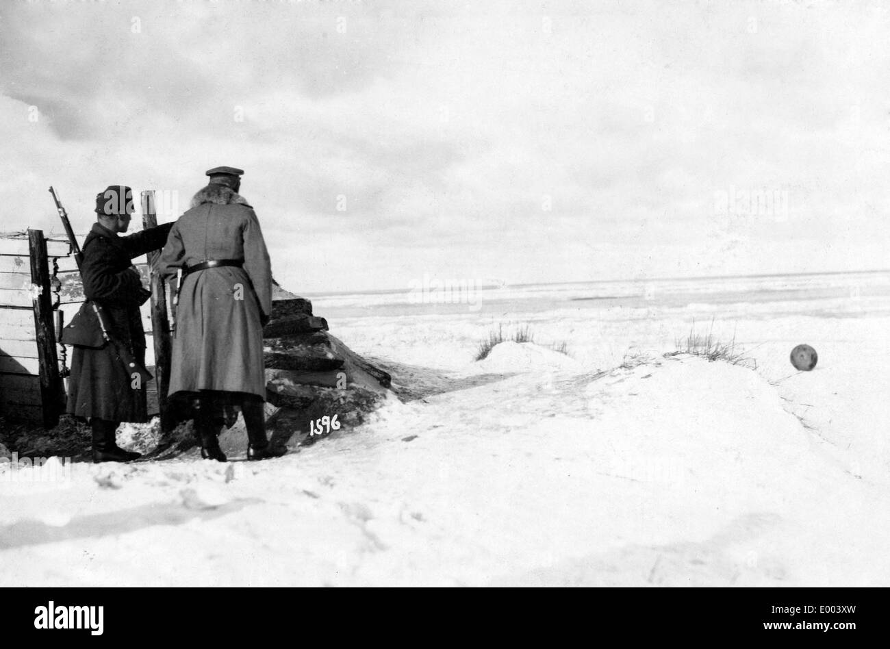 German troops at the Baltic Sea, 1916 Stock Photo
