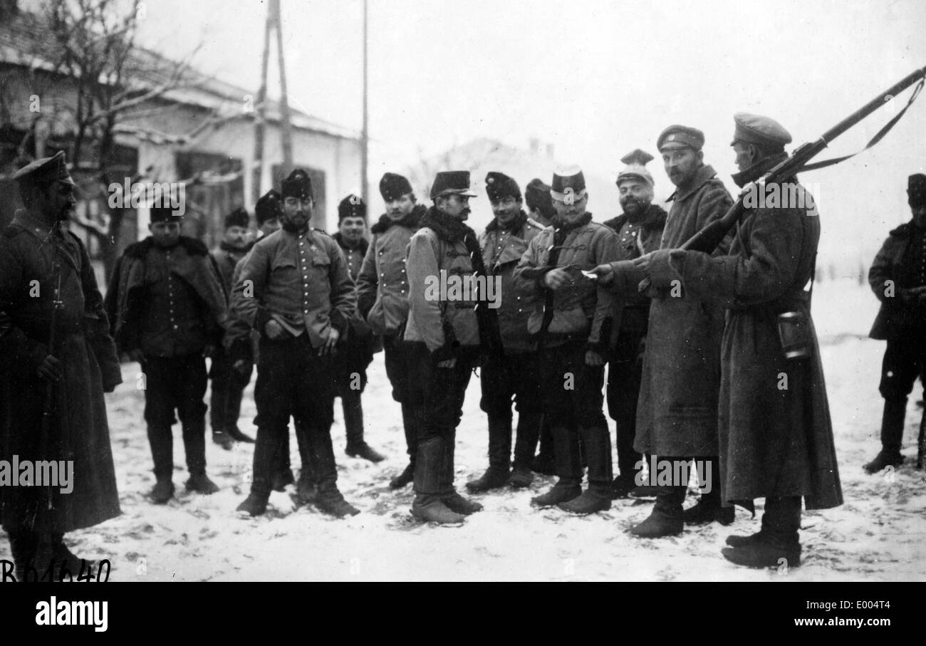 Hungarian POWs in Russia Stock Photo