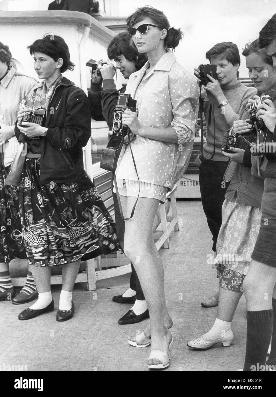 Women's fashion, 1958 Stock Photo - Alamy
