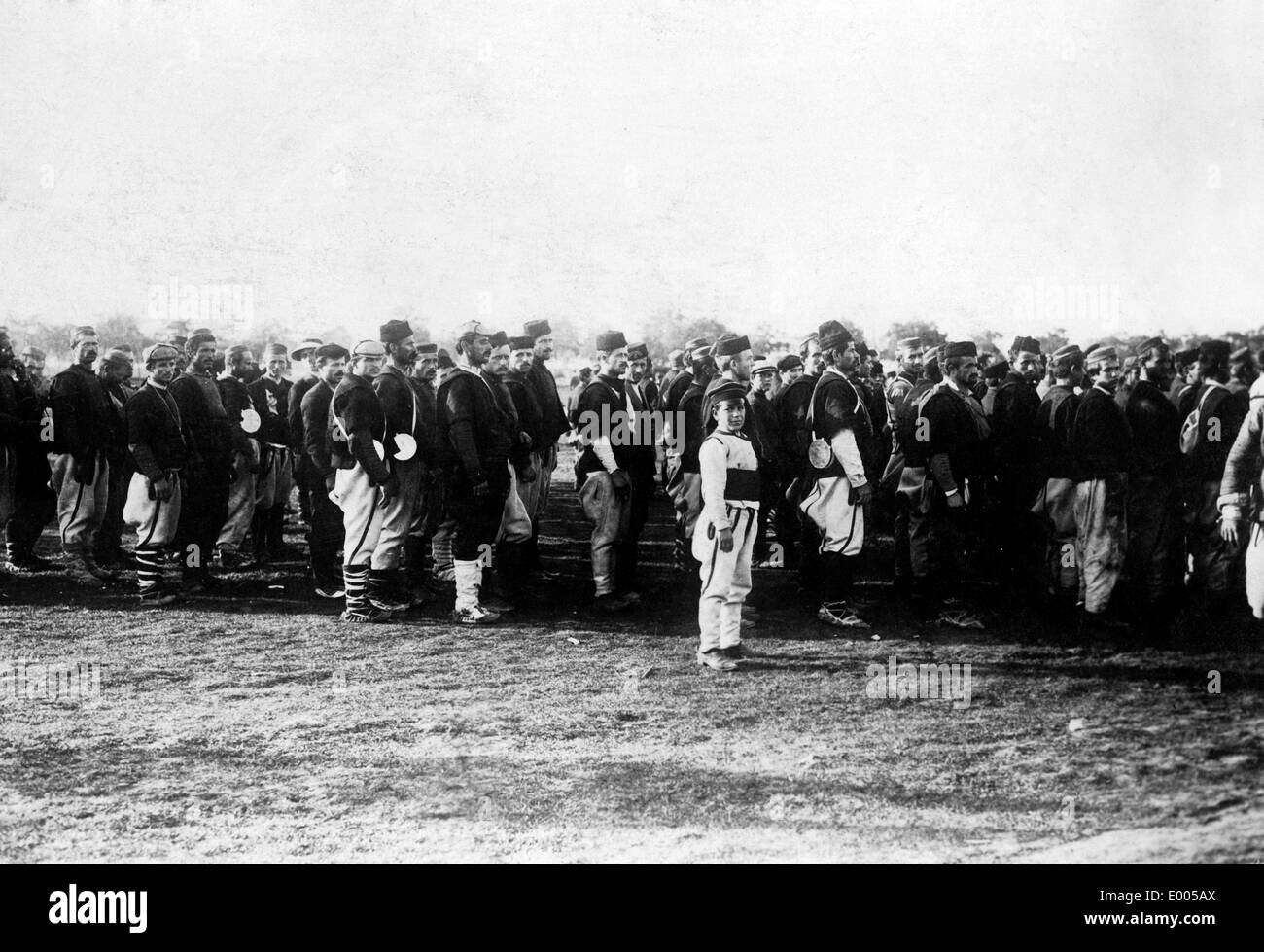 Macedonian war volunteerrs, 1915 Stock Photo