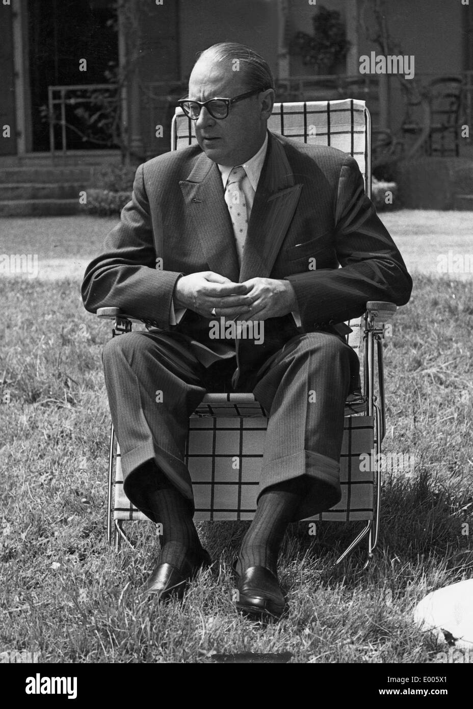 Heinrich von Brentano, 1959 Stock Photo