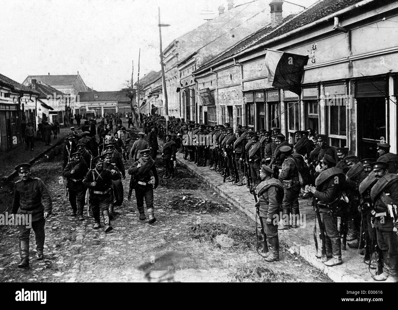 Bulgarian troops in Macedonia, 1916 Stock Photo