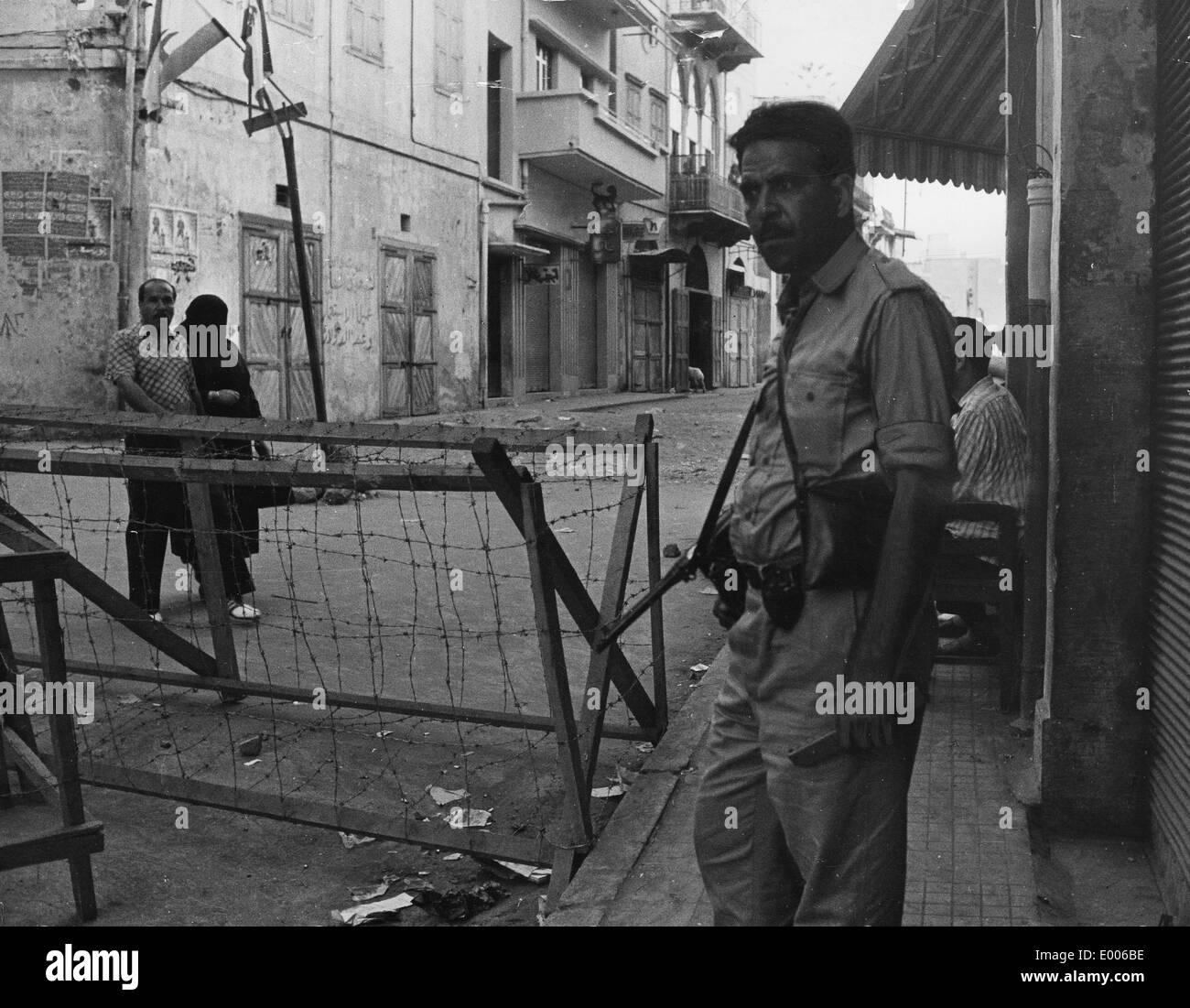 Civil war in Lebanon, 1958 Stock Photo: 68846498 - Alamy