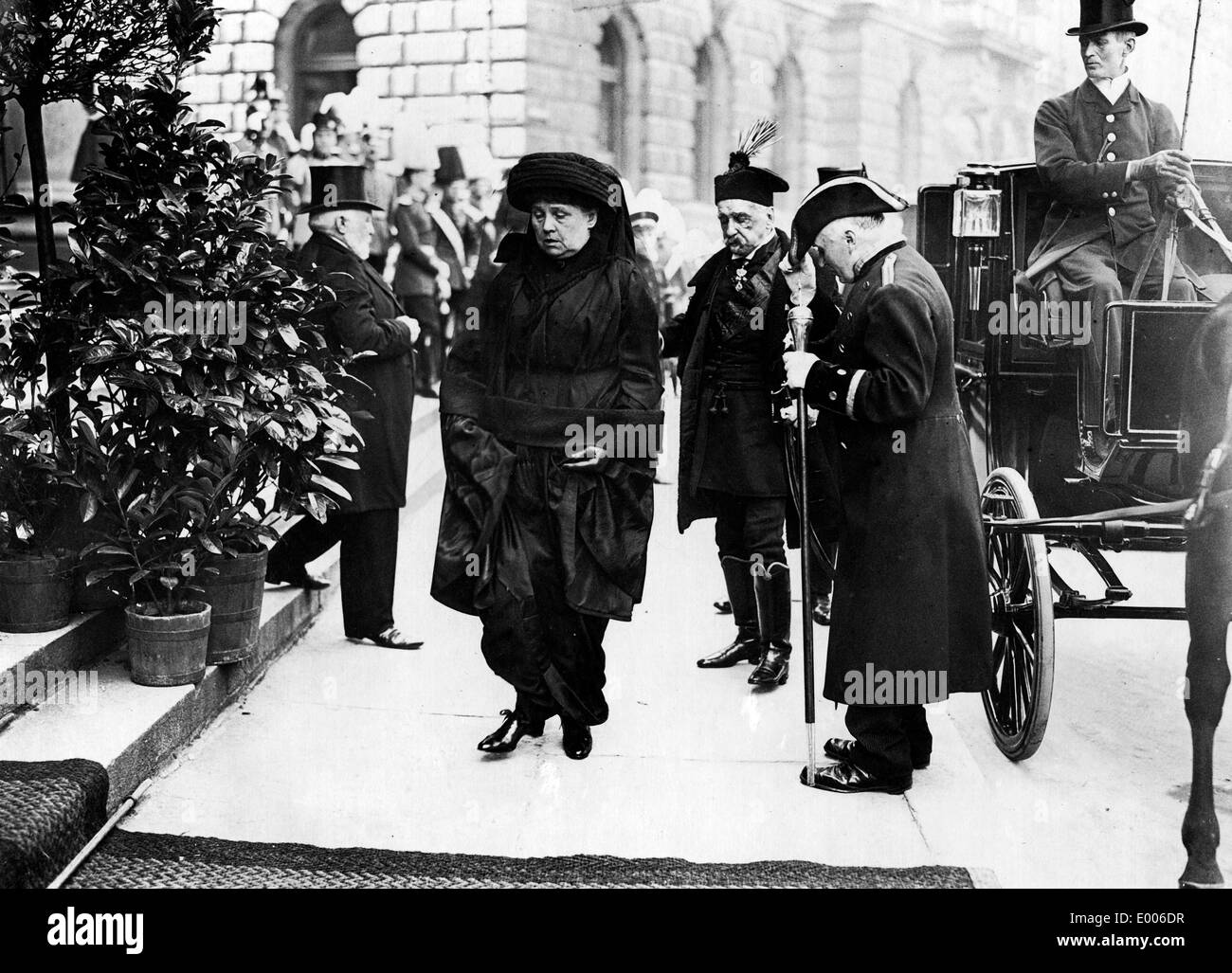 Memorial service for the assassinated Archduke Franz Ferdinand and his wife, 1914 Stock Photo