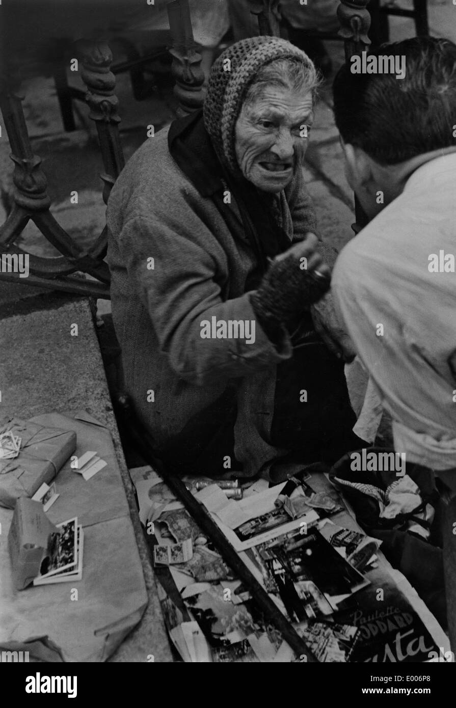 Fortune teller, 1951 Stock Photo