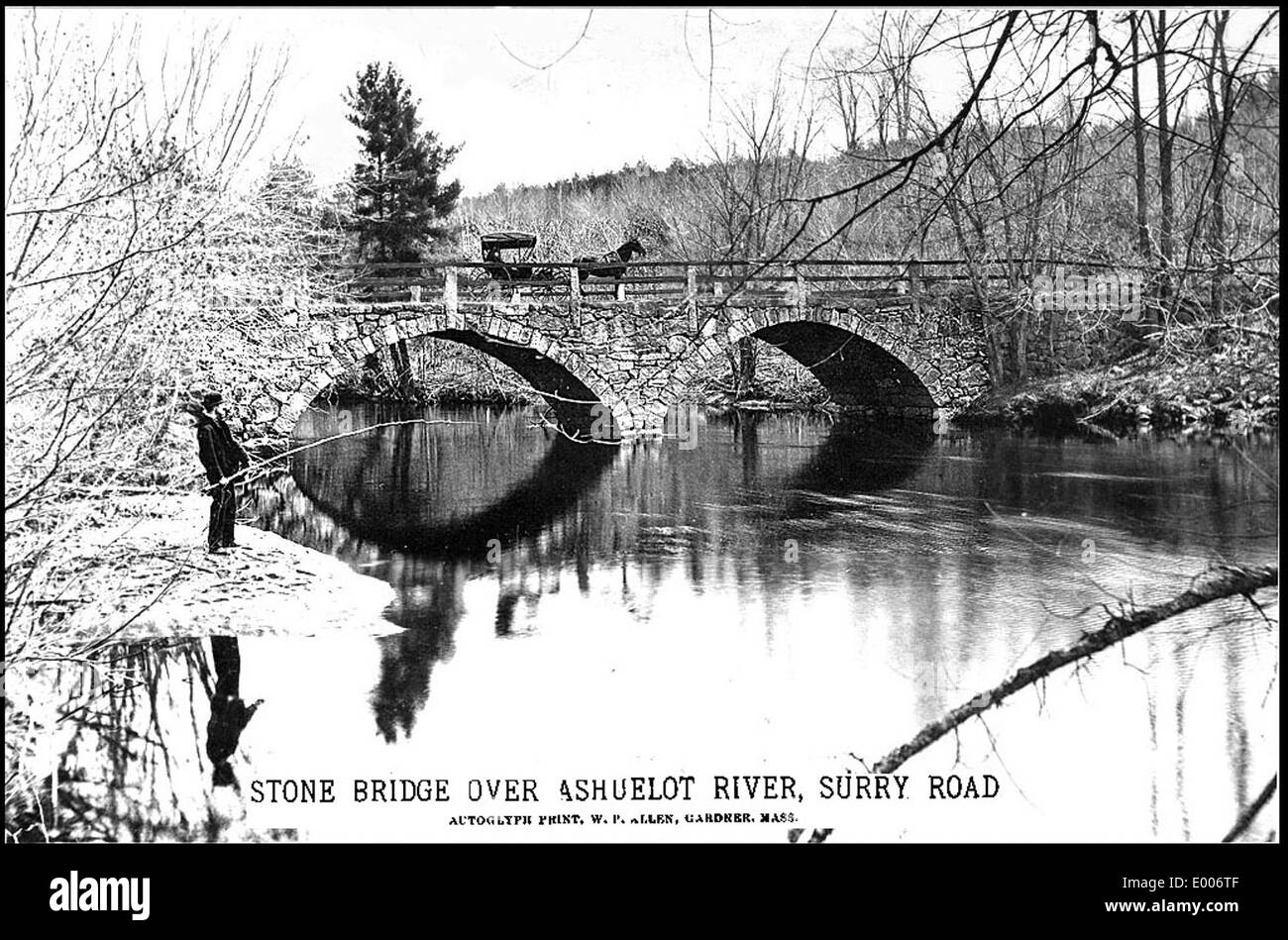 Arch Bridge, Keene NH Stock Photo Alamy