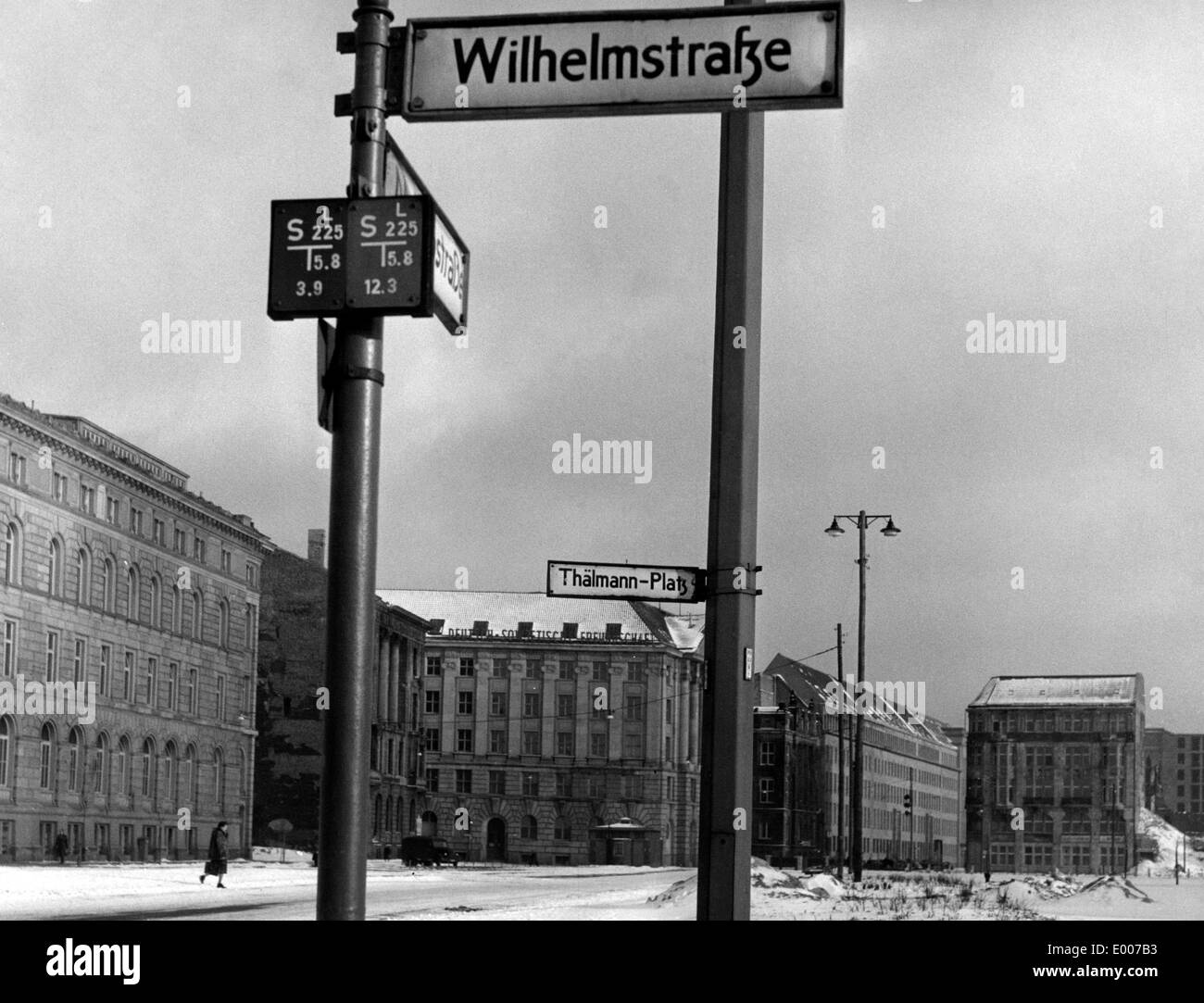 Government buildings in EastBerlin, 1955 Stock Photo Alamy