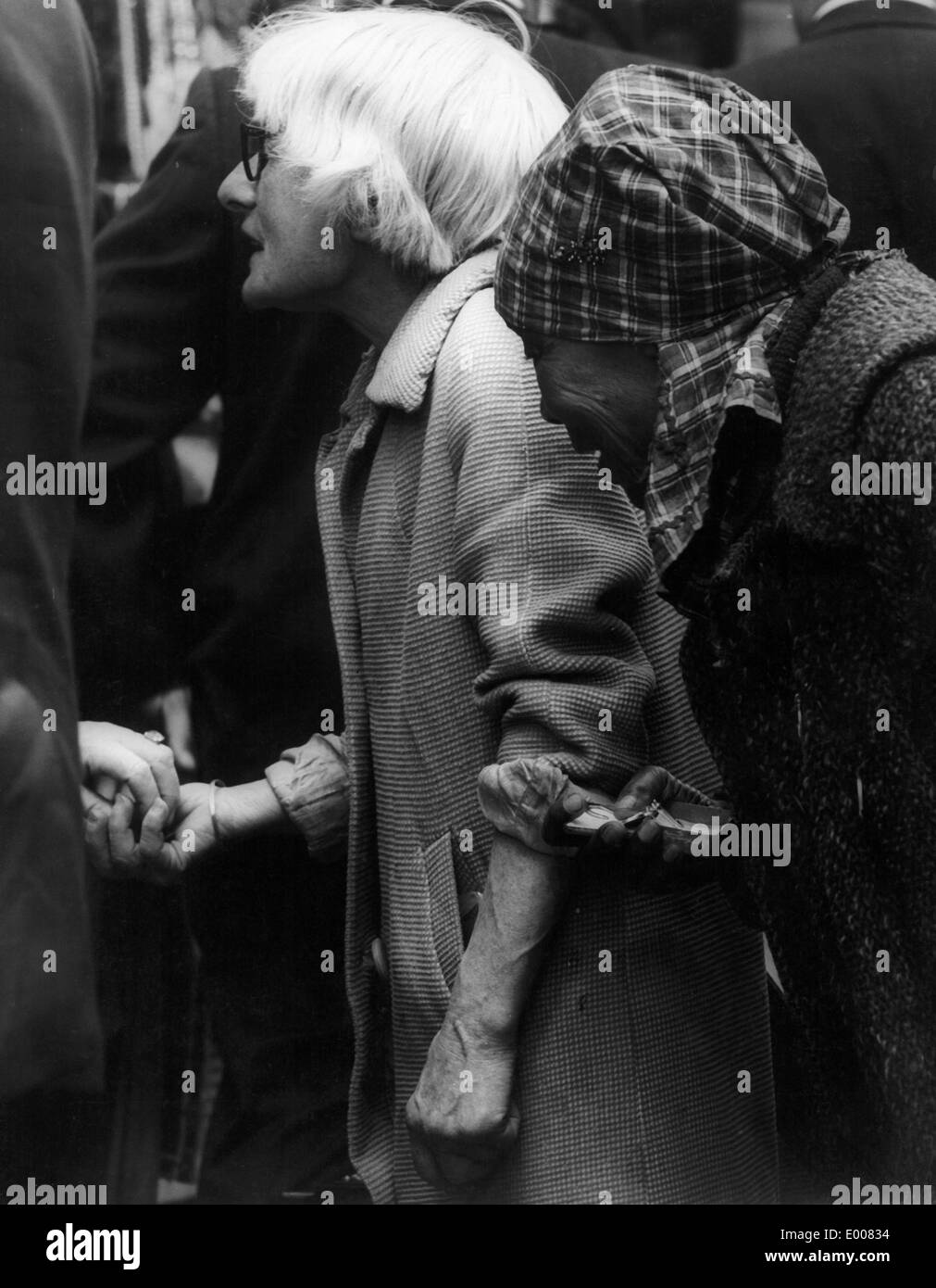 Beggars in London, 1967 Stock Photo Alamy