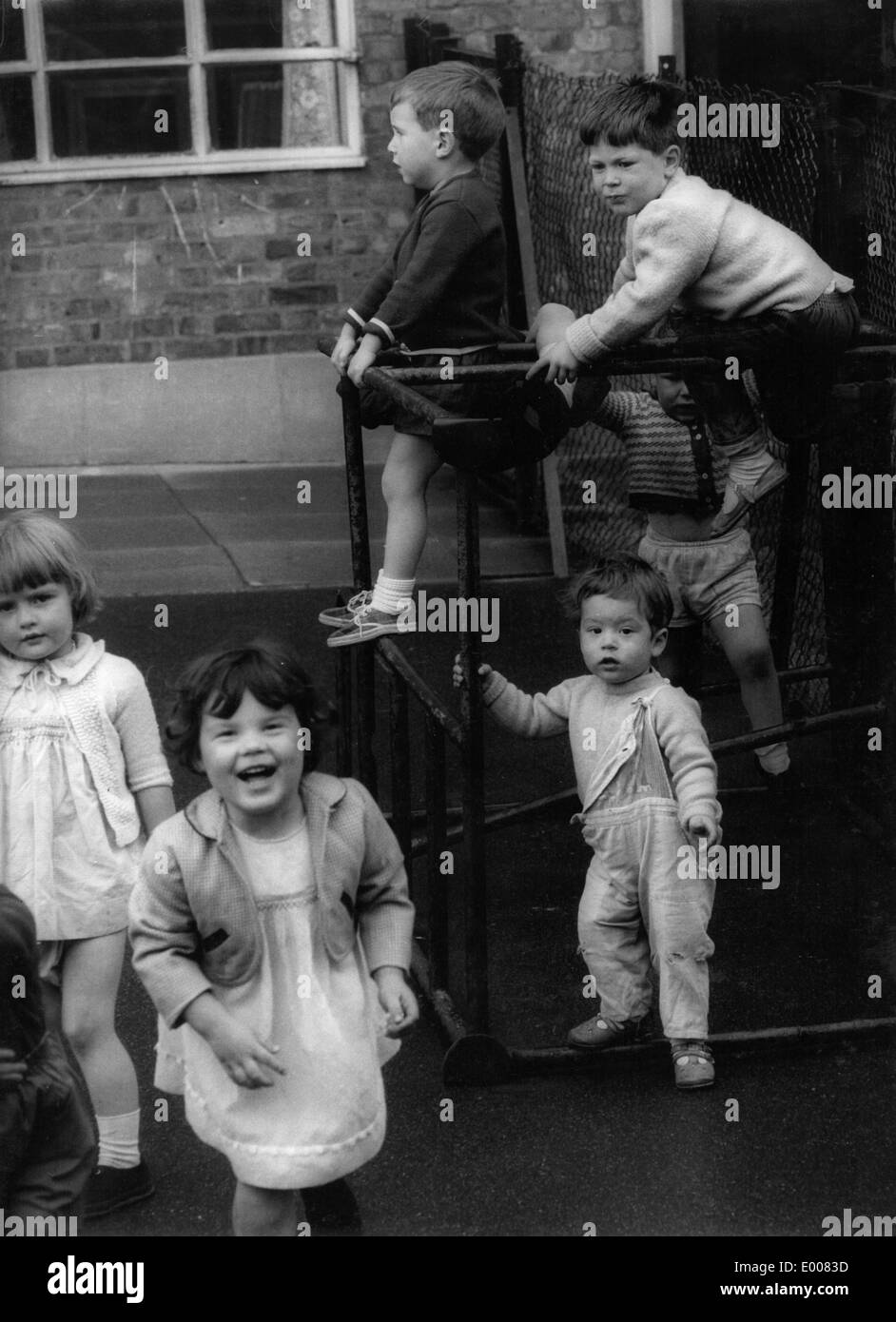A nursery school in London, 1967 Stock Photo Alamy