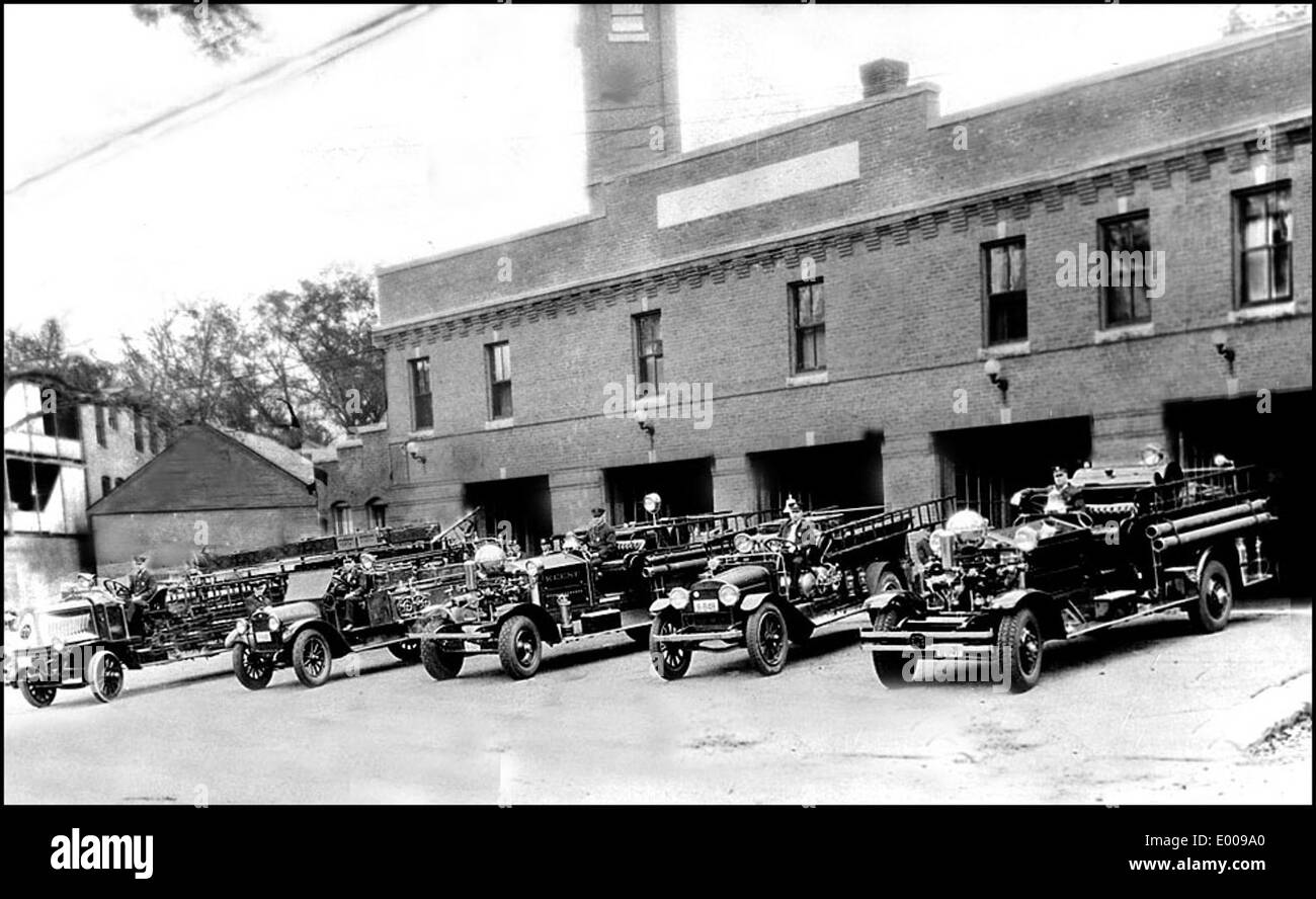 Keene NH Fire Station, 1931 Stock Photo Alamy