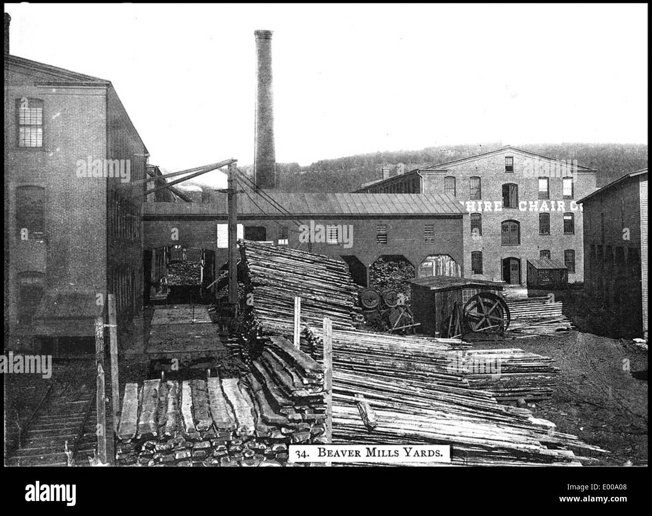 Nh Mill A photograph of the Beaver Mill Yards in Keene, New Hampshire ...