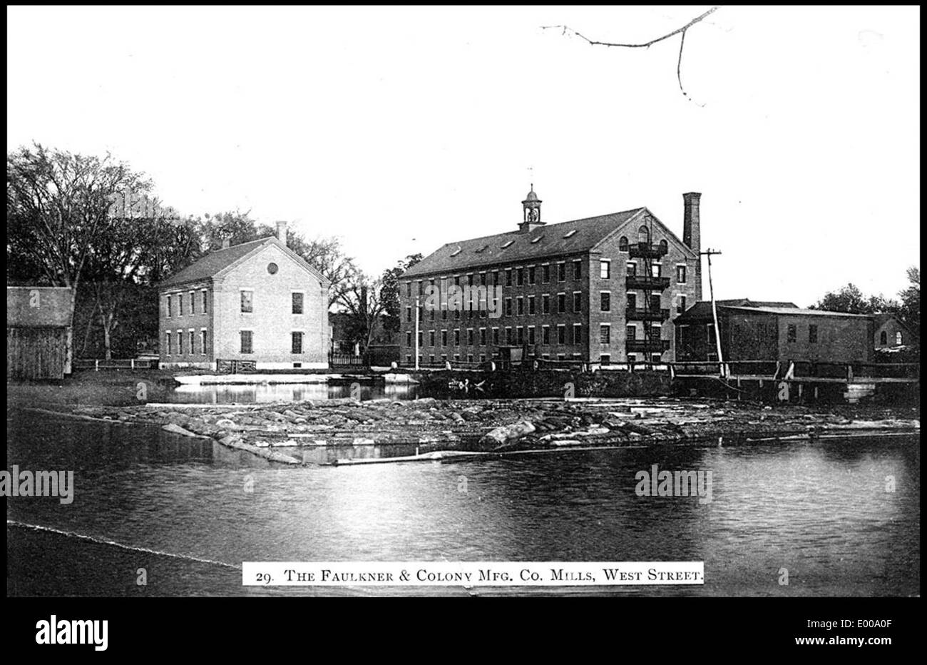 Faulkner & Colony Mfg. Co. Mills, West Street, Keene NH Stock Photo Alamy