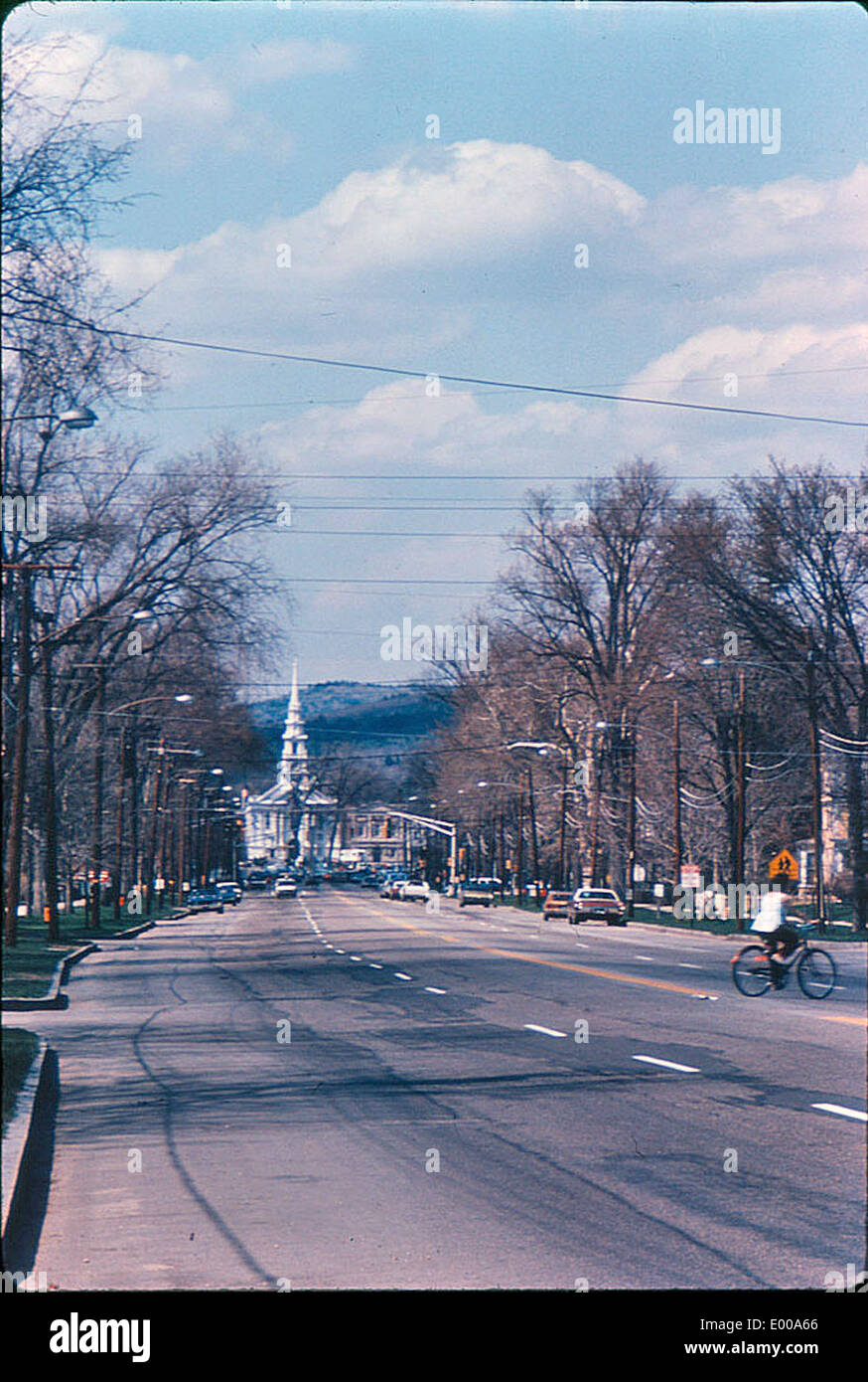 Main Street in Keene New Hampshire Stock Photo Alamy