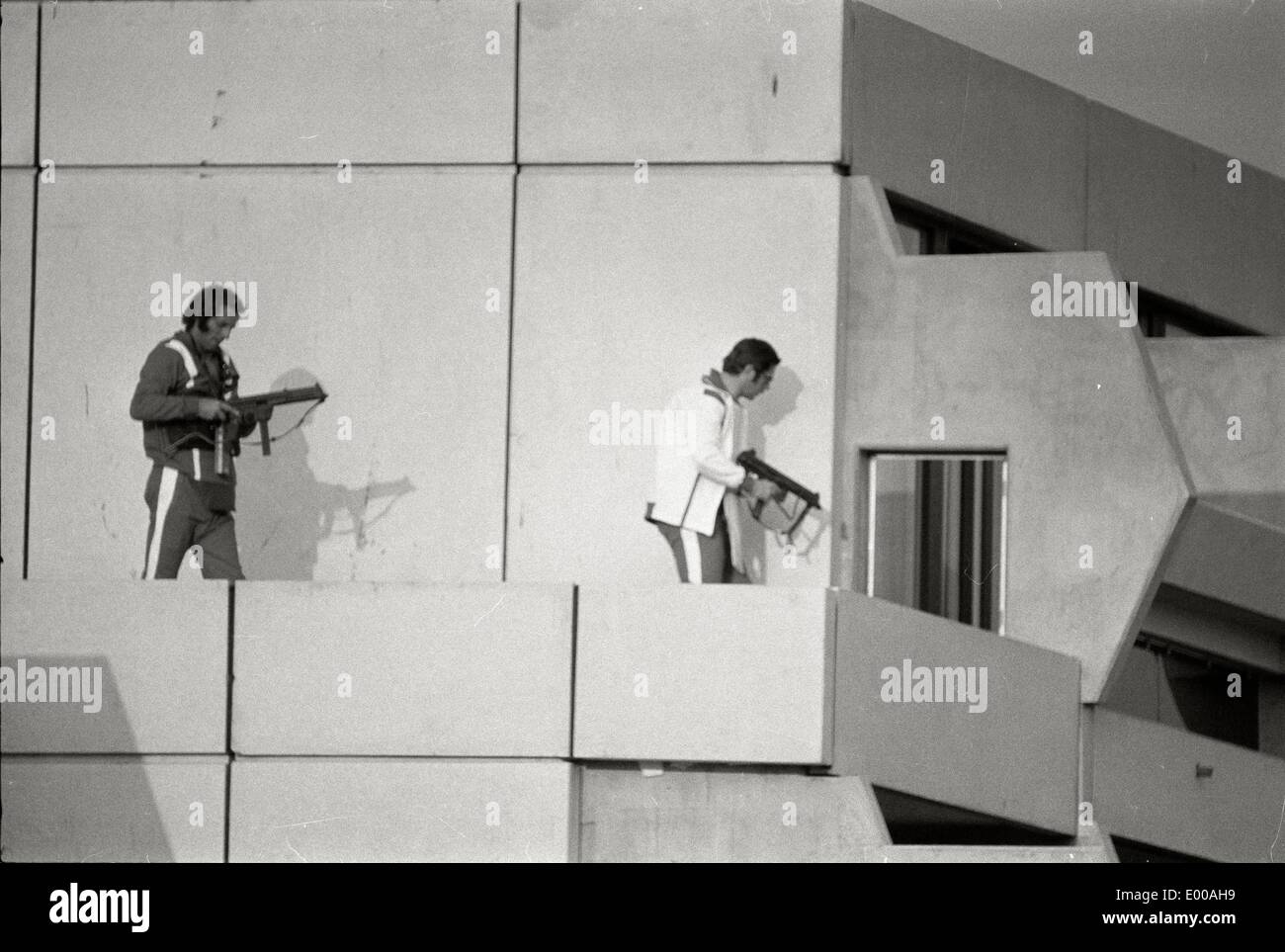 Munich massacre during the 1972 Summer Olympics Stock Photo