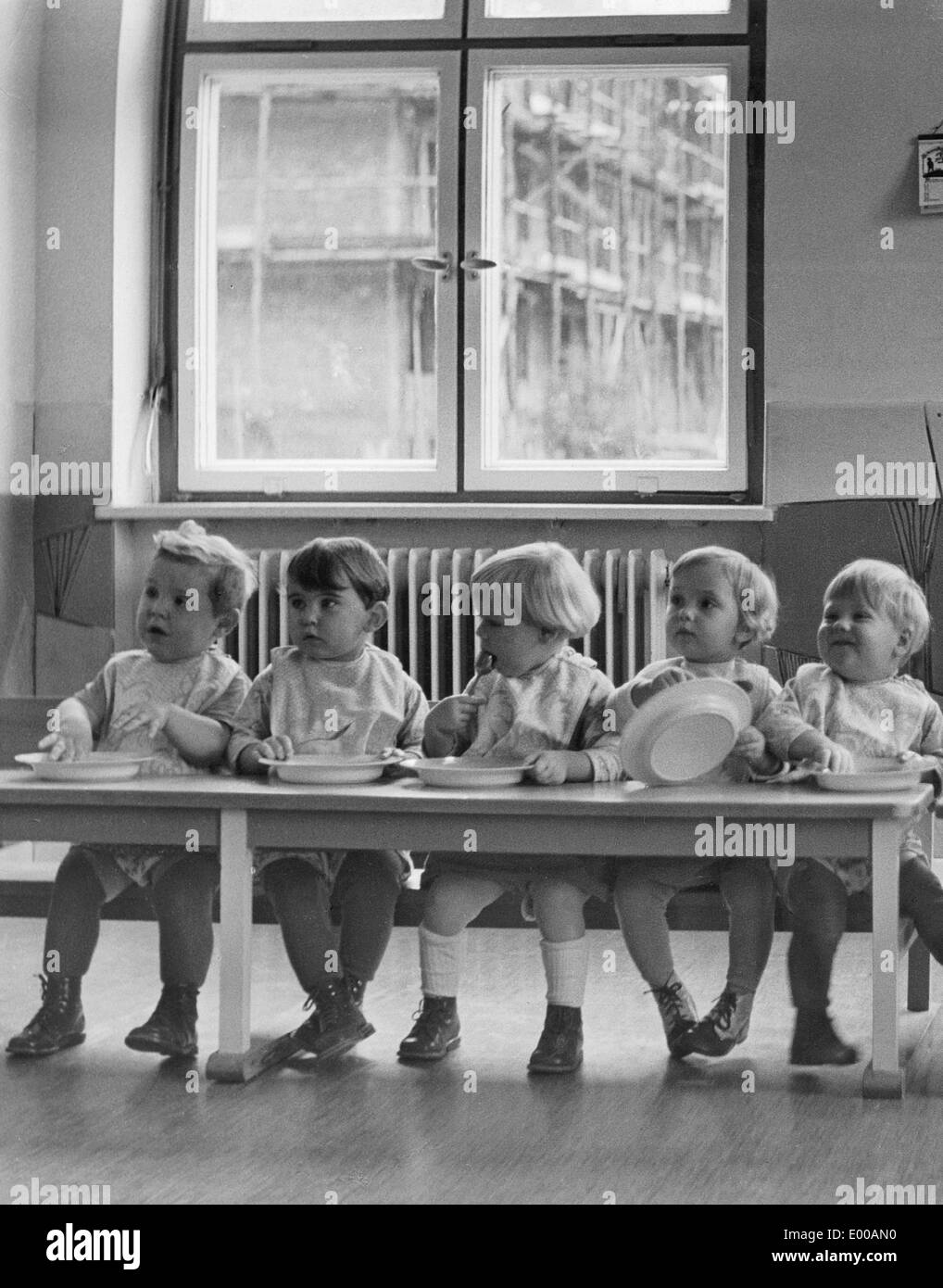 Children in the kindergarten Stock Photo